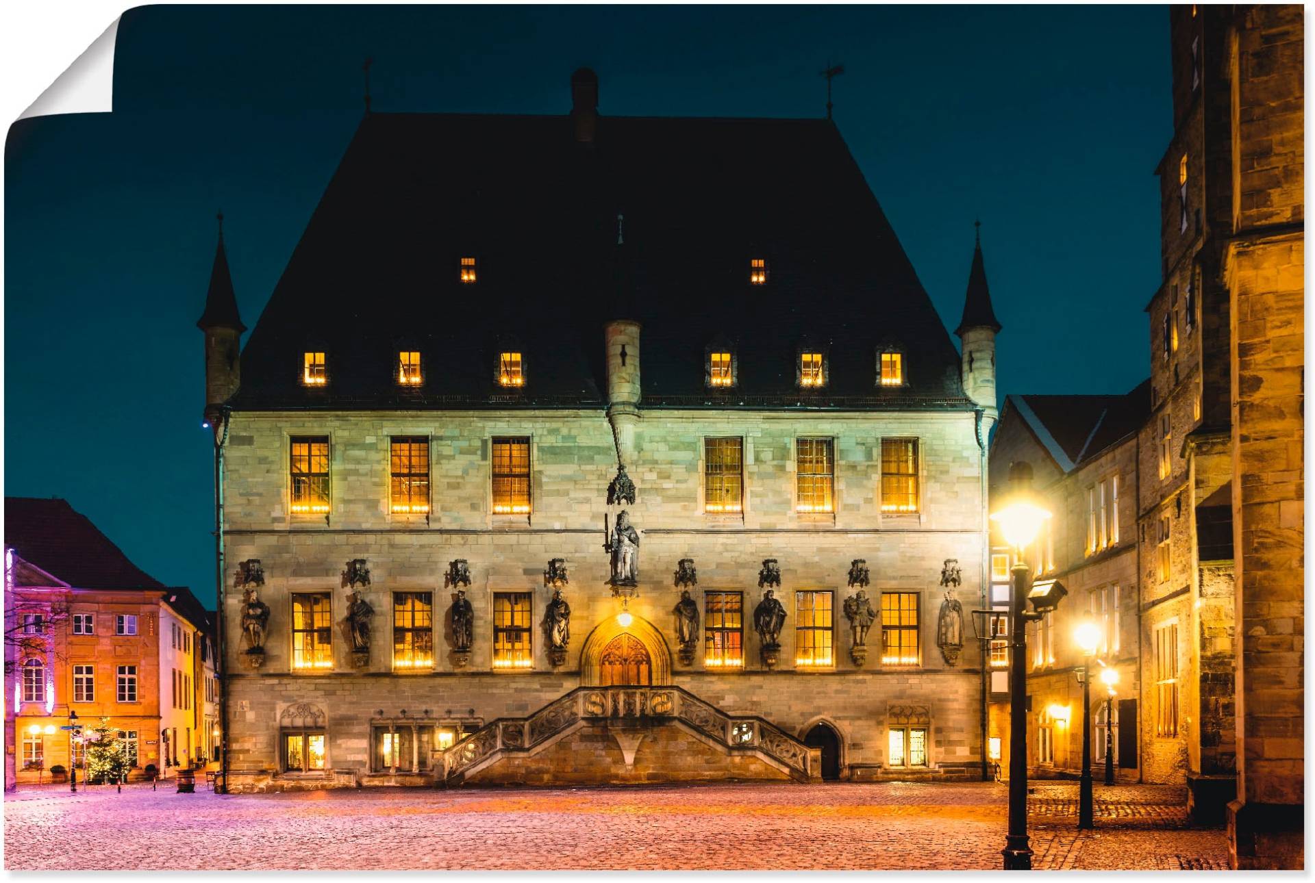 Artland Wandbild »Rathaus Osnabrück II«, Deutschland, (1 St.) von Artland