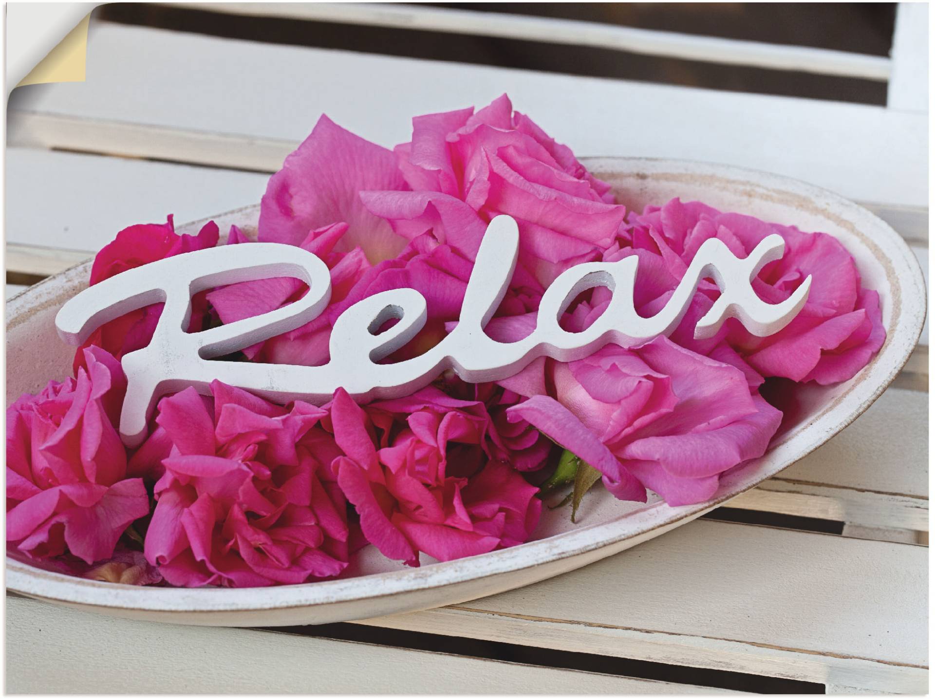 Artland Wandbild »Relax«, Sprüche & Texte, (1 St.), als Alubild, Outdoorbild, Leinwandbild, Wandaufkleber, versch. Grössen Artland Wandbild »Relax«, Sprüche & Texte, (1 St.), als Alubild, Outdoorbild, Leinwandbild, Wandaufkleber, versch. Grössen von Artland