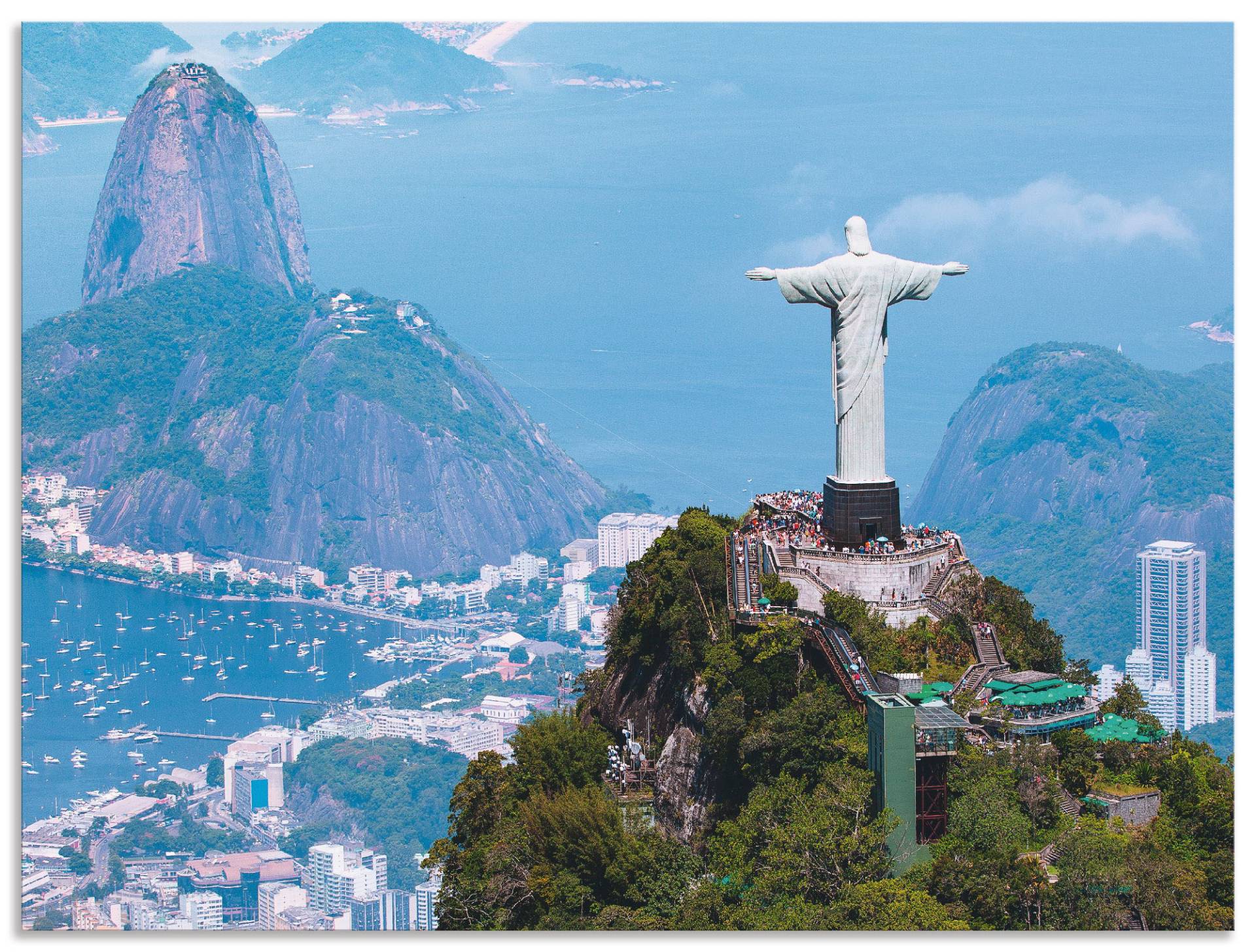 Artland Wandbild »Rio de Janeiro mit Cristo«, Gebäude, (1 St.) von Artland