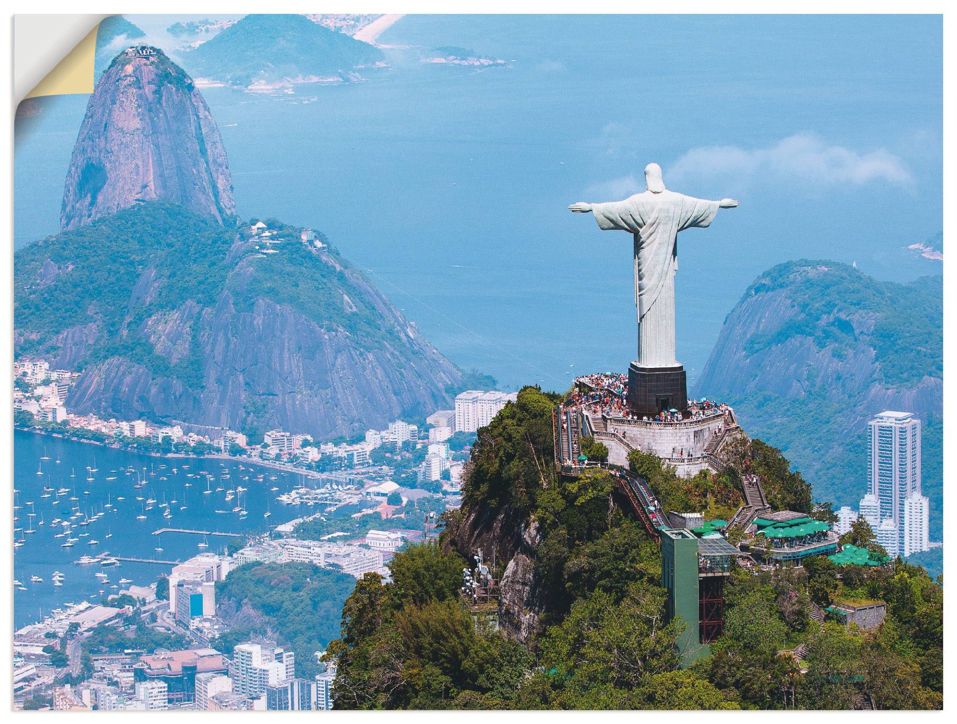 Artland Wandbild »Rio de Janeiro mit Cristo«, Gebäude, (1 St.) von Artland