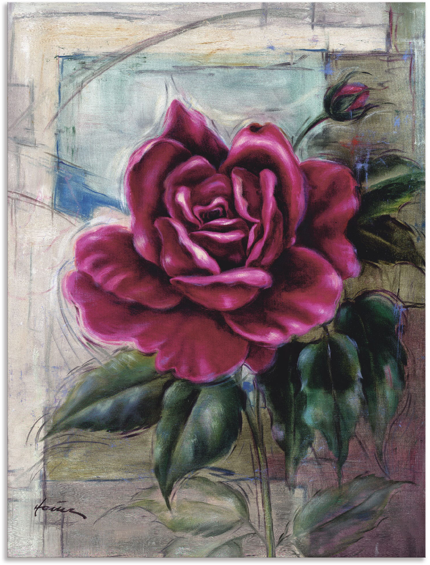 Artland Wandbild »Rose II«, Blumen, (1 St.) von Artland