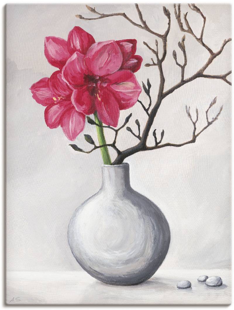 Artland Wandbild »Rote Amaryllis«, Blumen, (1 St.), als Alubild, Outdoorbild, Leinwandbild, Poster in verschied. Grössen von Artland