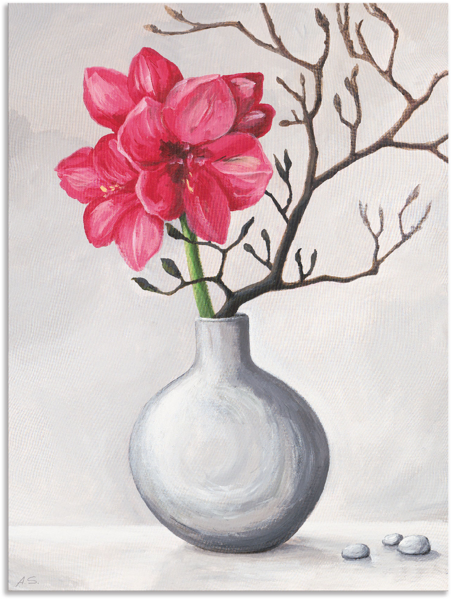 Artland Wandbild »Rote Amaryllis«, Blumen, (1 St.) von Artland