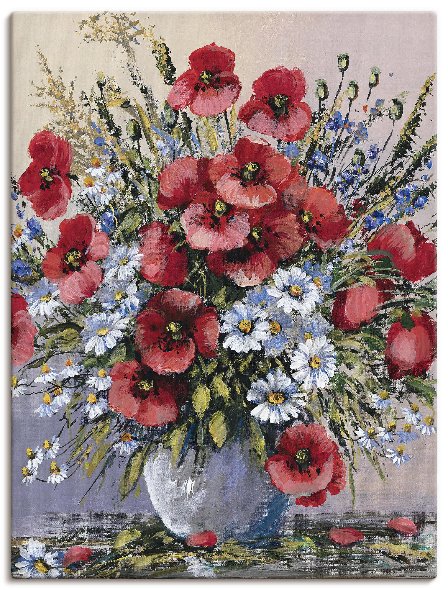 Artland Wandbild »Rote Mohnblumen«, Blumen, (1 St.) von Artland