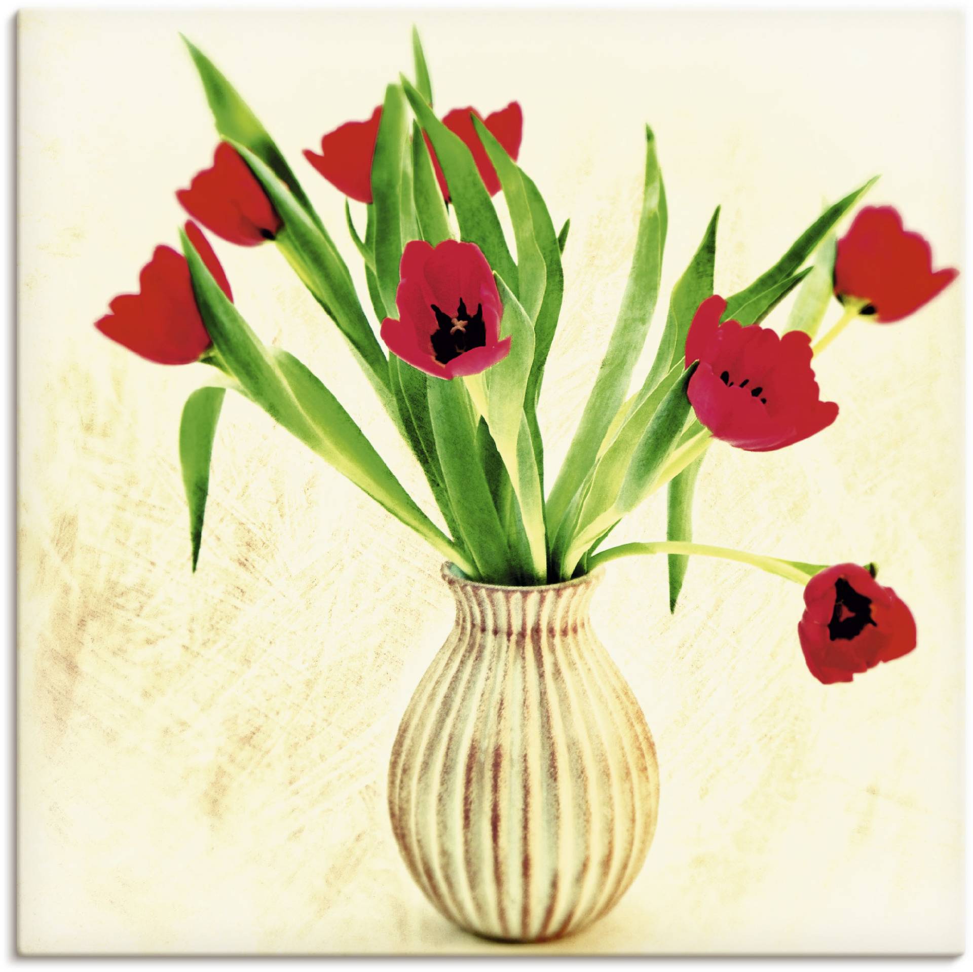 Artland Leinwandbild »Rote Tulpen«, Blumen, (1 St.) von Artland