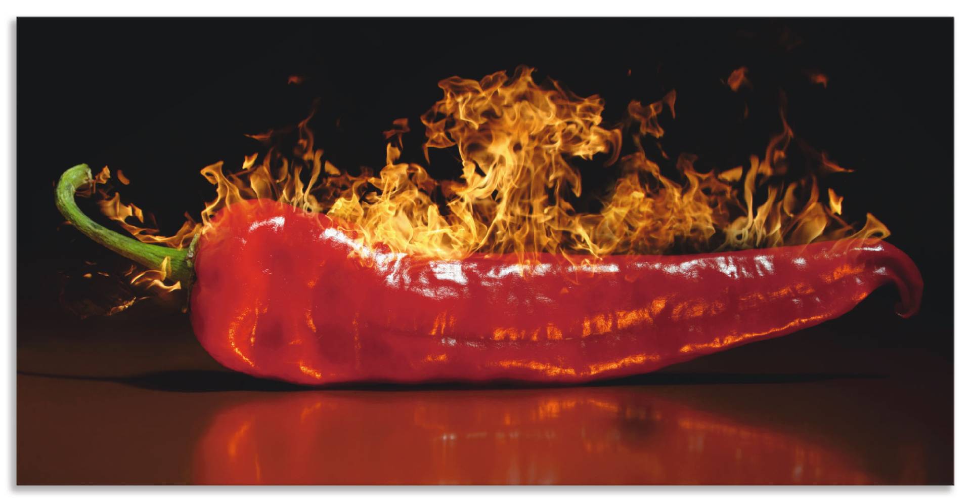 Artland Wandbild »Roter scharfer Chilipfeffer«, Lebensmittel, (1 St.) von Artland