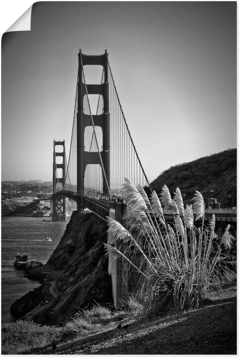 Artland Wandbild »San Francisco Golden Gate Bridge«, Amerika, (1 St.) von Artland