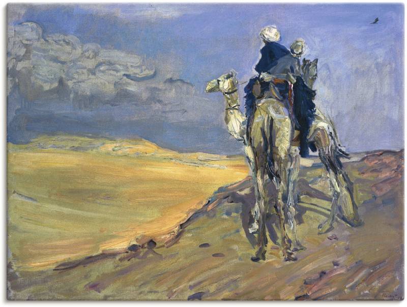 Artland Wandbild »Sandsturm in der Libyschen Wüste. 1914«, Wüste, (1 St.), als Leinwandbild, Wandaufkleber oder Poster in versch. Grössen von Artland