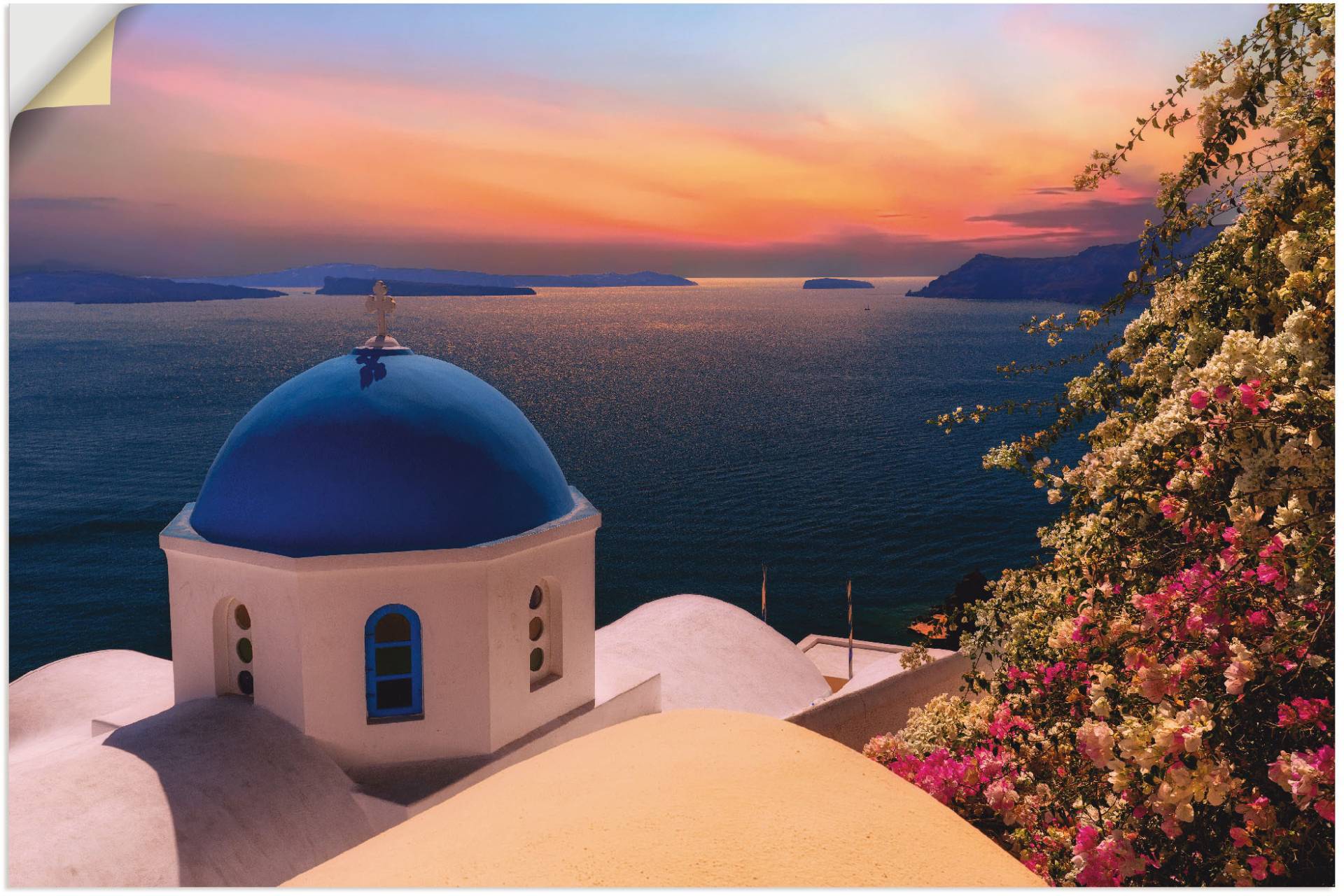 Artland Wandbild »Santorini«, Gewässer, (1 St.), als Alubild, Outdoorbild, Wandaufkleber in verschied. Grössen Artland Wandbild »Santorini«, Gewässer, (1 St.), als Alubild, Outdoorbild, Wandaufkleber in verschied. Grössen von Artland