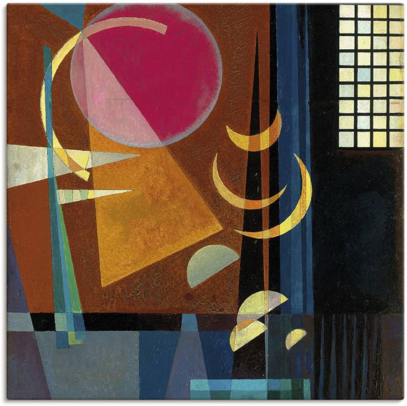 Artland Leinwandbild »Scharf-ruhig. 1927«, Muster, (1 St.), auf Keilrahmen gespannt von Artland