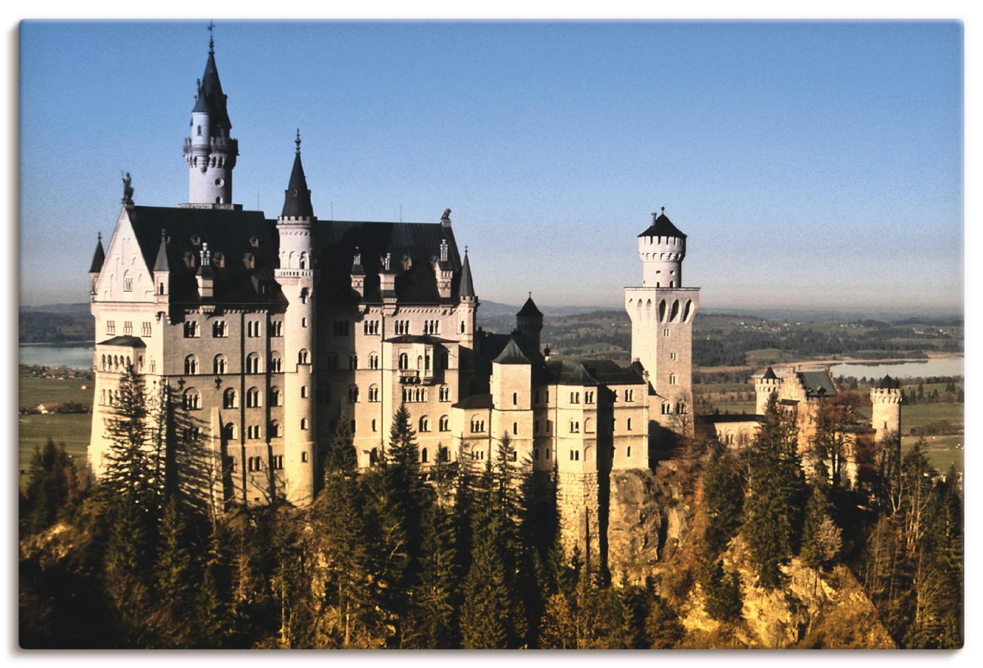 Artland Wandbild »Schloss Neuschwanstein«, Gebäude, (1 St.), als Alubild, Leinwandbild, Wandaufkleber oder Poster in versch. Grössen von Artland