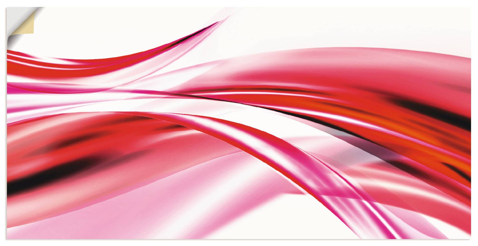Artland Wandfolie »Schöne pinke Welle - Abstrakt«, Gegenstandslos, (1 St.), selbstklebend Artland Wandfolie »Schöne pinke Welle - Abstrakt«, Gegenstandslos, (1 St.), selbstklebend von Artland
