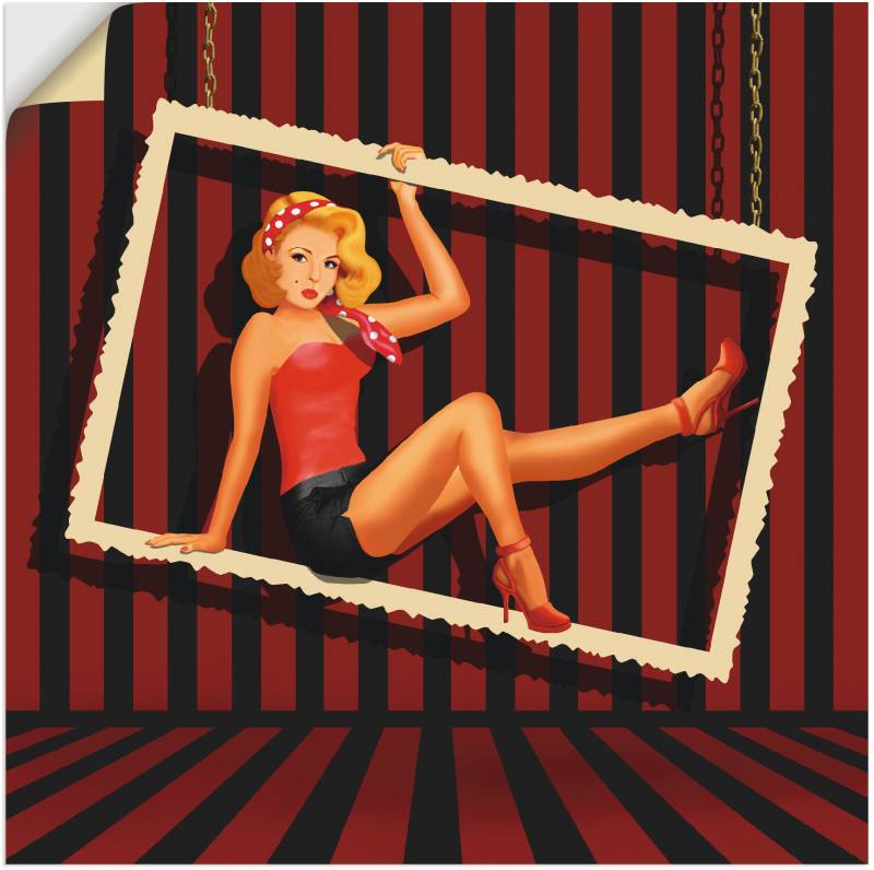 Artland Wandbild »Schönheit aus den 50er Jahren«, Frau, (1 St.), als Leinwandbild, Wandaufkleber in verschied. Grössen von Artland