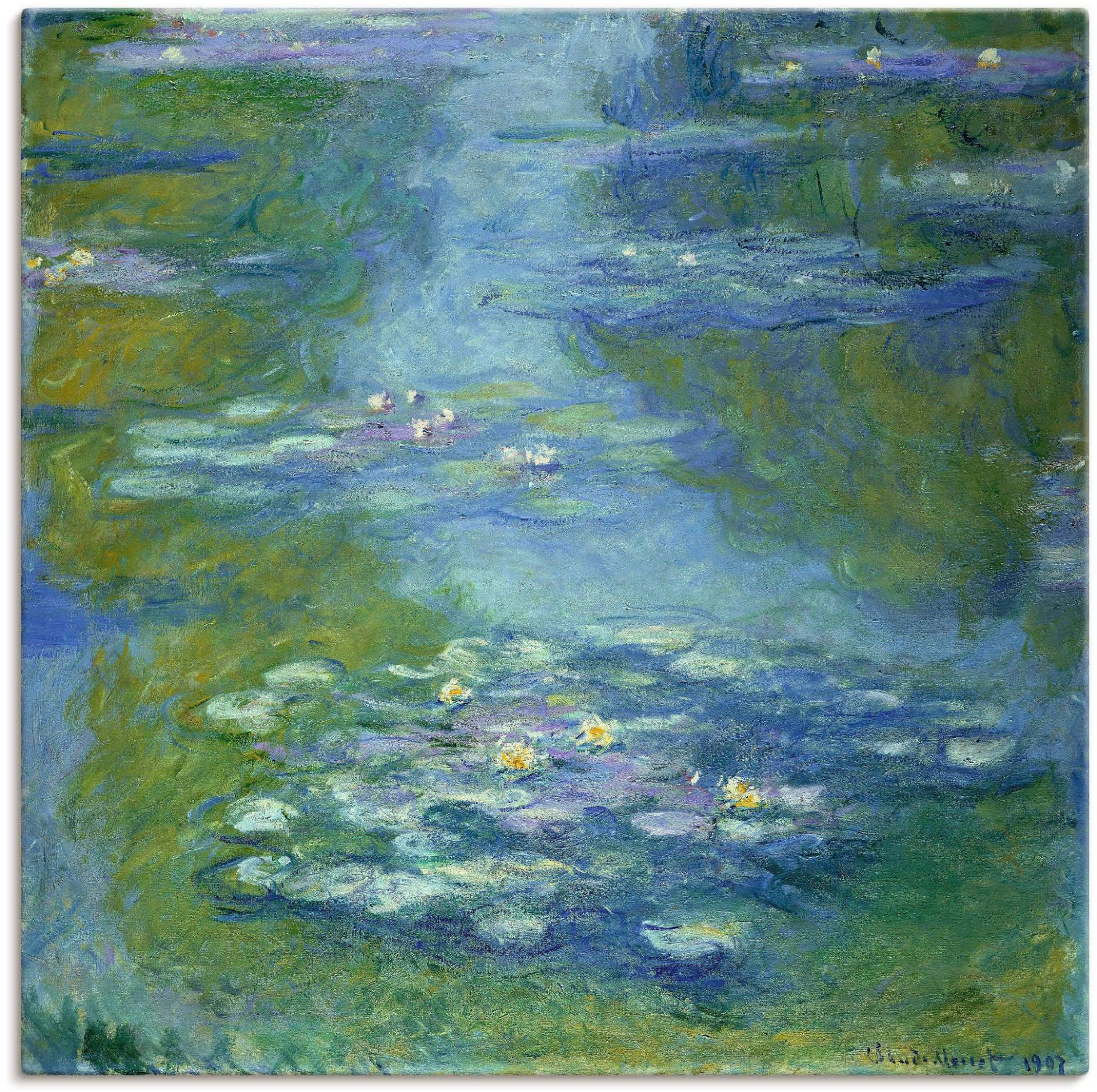 Artland Wandbild »Seerosen. 1907«, Blumen, (1 St.) von Artland