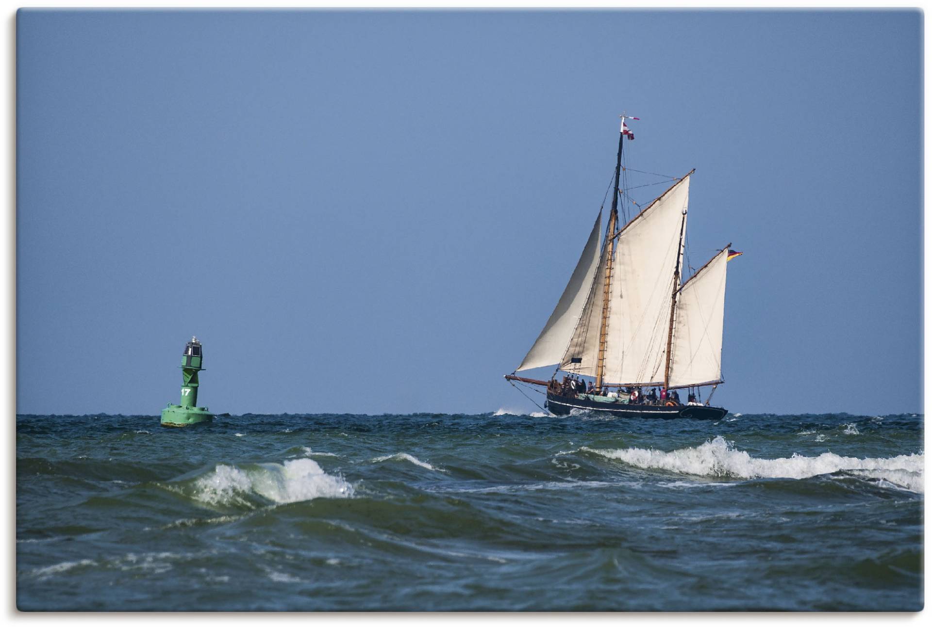 Artland Leinwandbild »Segelschiff auf der Ostsee«, Boote & Schiffe, (1 St.) von Artland