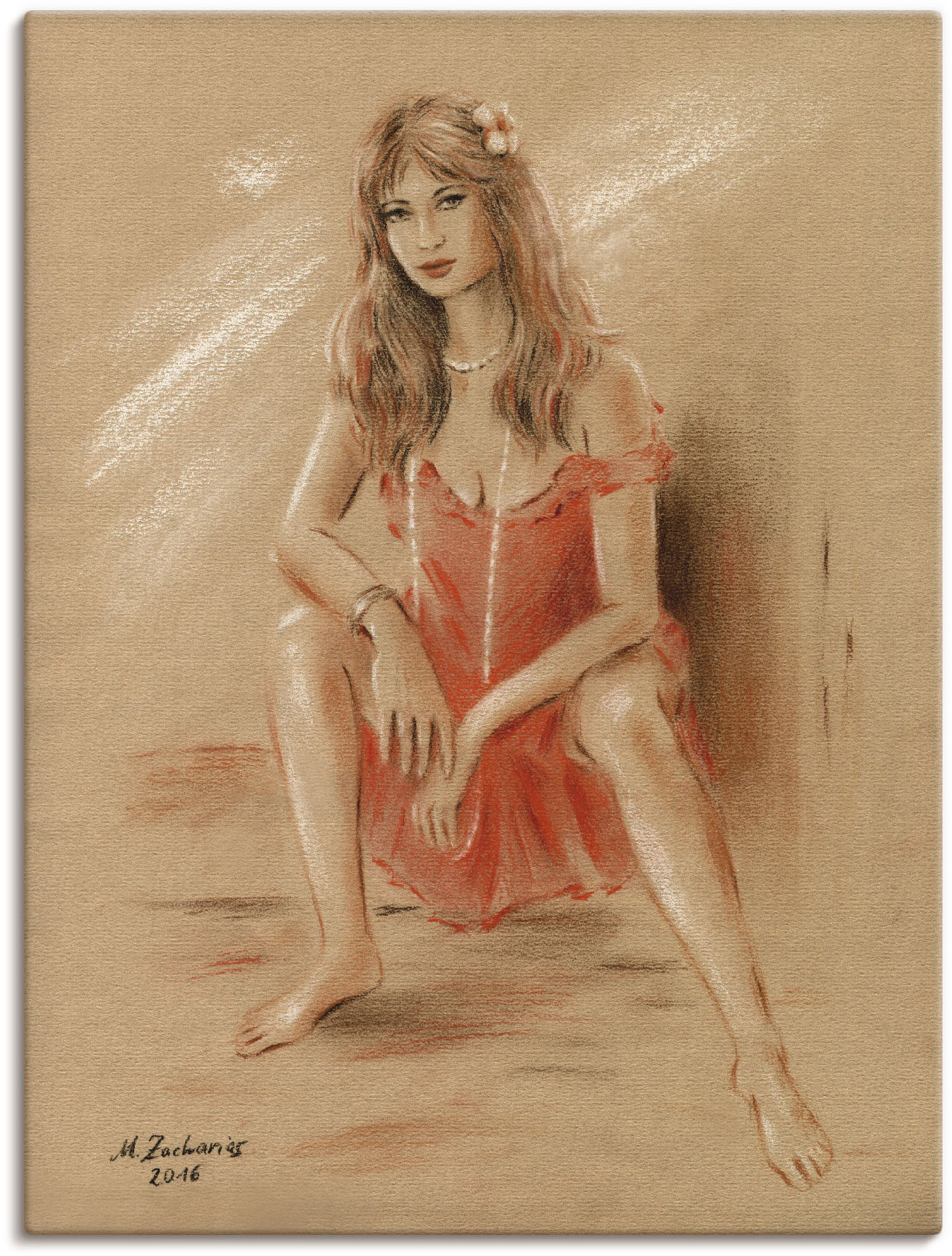 Artland Wandbild »Sehnsucht - Erotik Frauen«, Frau, (1 St.), als Leinwandbild, Poster in verschied. Grössen Artland Wandbild »Sehnsucht - Erotik Frauen«, Frau, (1 St.), als Leinwandbild, Poster in verschied. Grössen von Artland