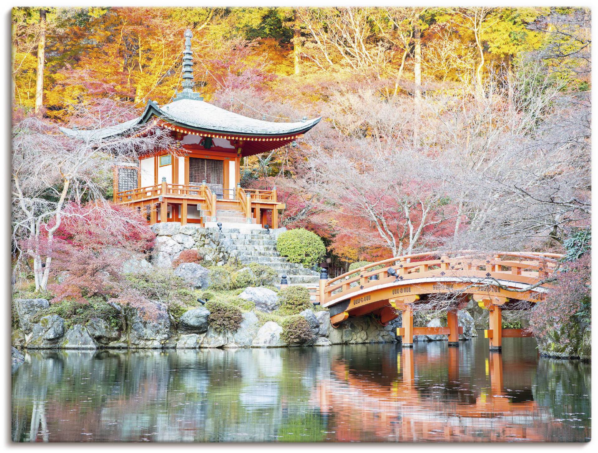 Artland Wandbild »Shingo Buddhistischer Tempel«, Gebäude, (1 St.) von Artland