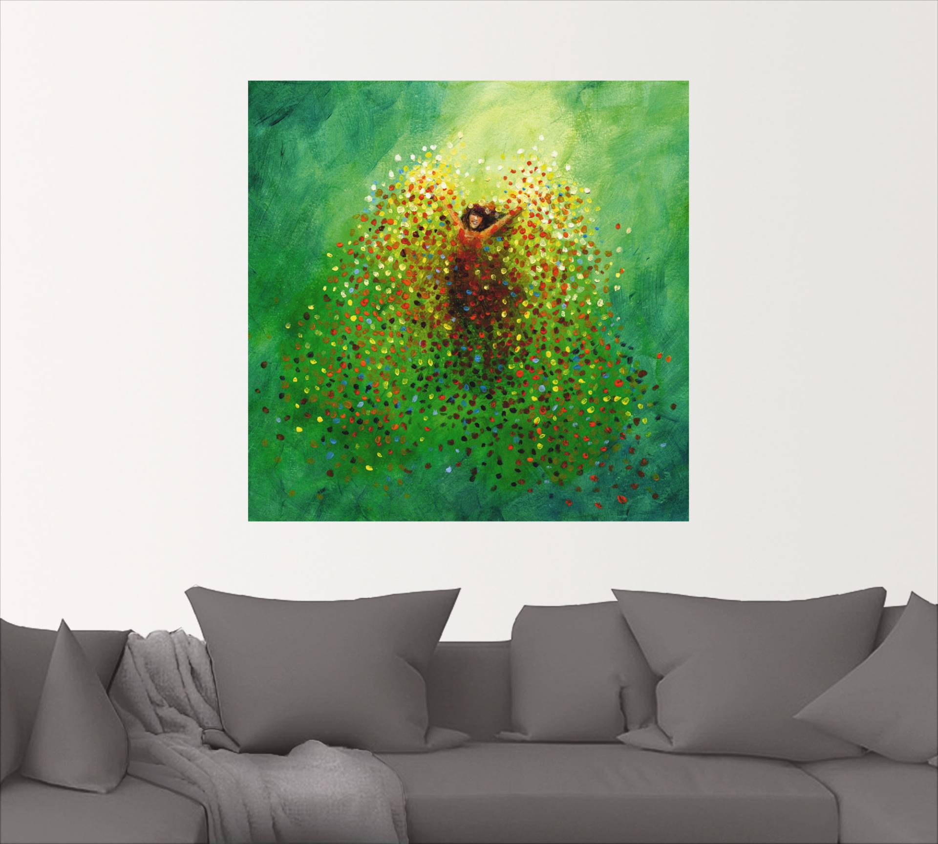 Artland Wandbild »Sich selbst feiern«, Frau, (1 St.), als Leinwandbild, Wandaufkleber in verschied. Grössen Artland Wandbild »Sich selbst feiern«, Frau, (1 St.), als Leinwandbild, Wandaufkleber in verschied. Grössen von Artland