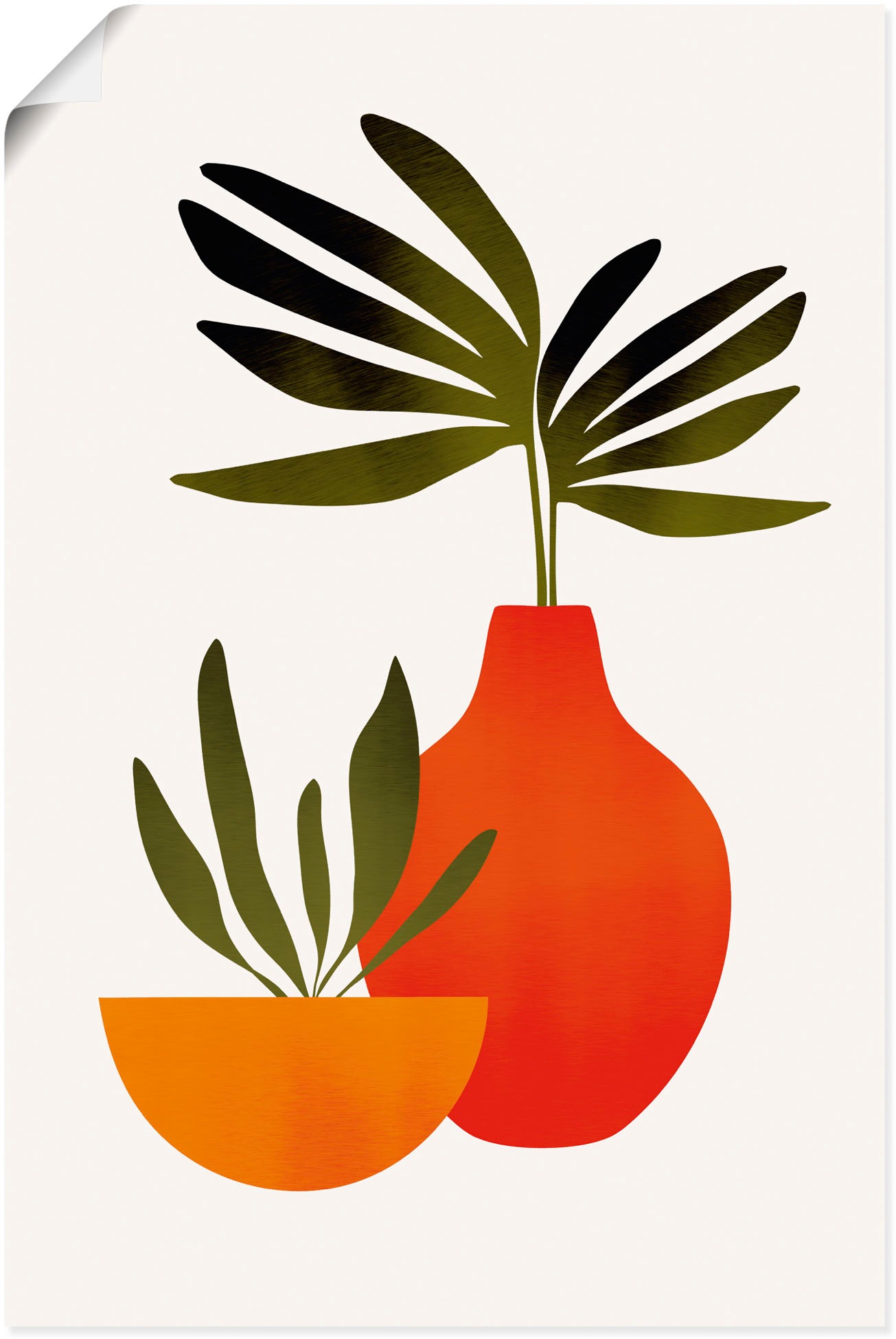 Artland Wandbild »Skandinavisches Stillleben«, Vasen & Töpfe, (1 St.), als Alubild, Outdoorbild, Leinwandbild, Poster in verschied. Grössen von Artland