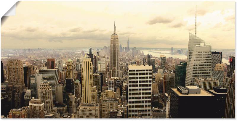 Artland Wandbild »Skyline Manhattan - New York«, Amerika, (1 St.) von Artland