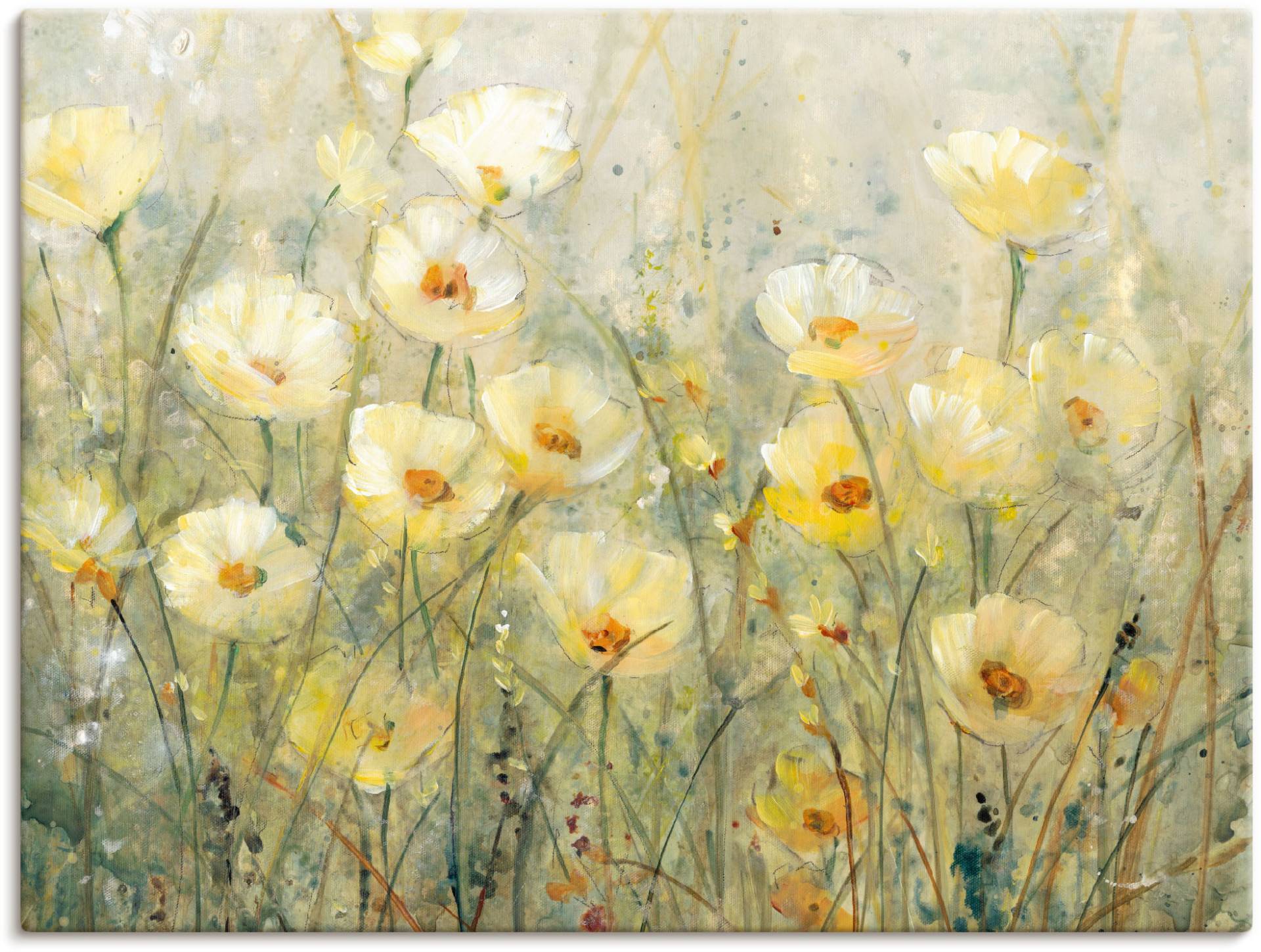 Artland Wandbild »Sommer in voller Blüte I«, Blumenwiese, (1 St.) von Artland