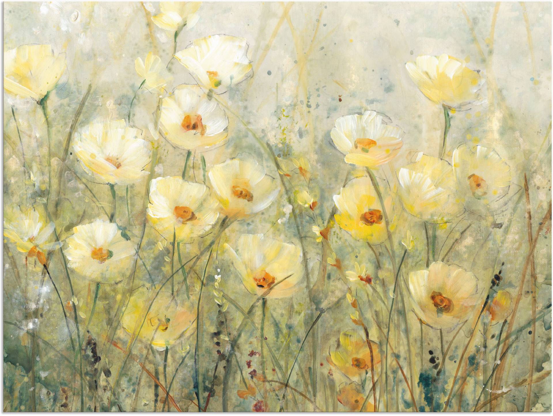 Artland Wandbild »Sommer in voller Blüte I«, Blumenwiese, (1 St.) von Artland