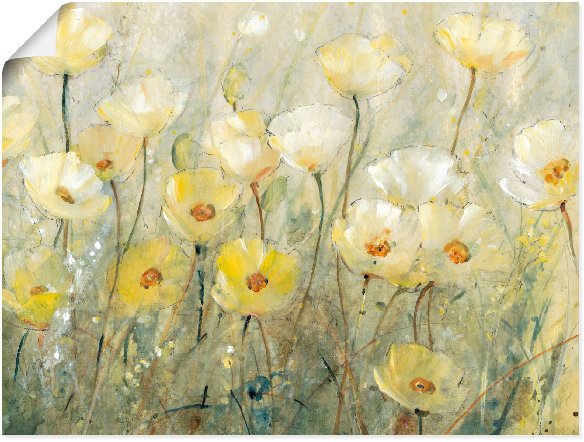 Artland Wandbild »Sommer in voller Blüte II«, Blumenwiese, (1 St.) von Artland