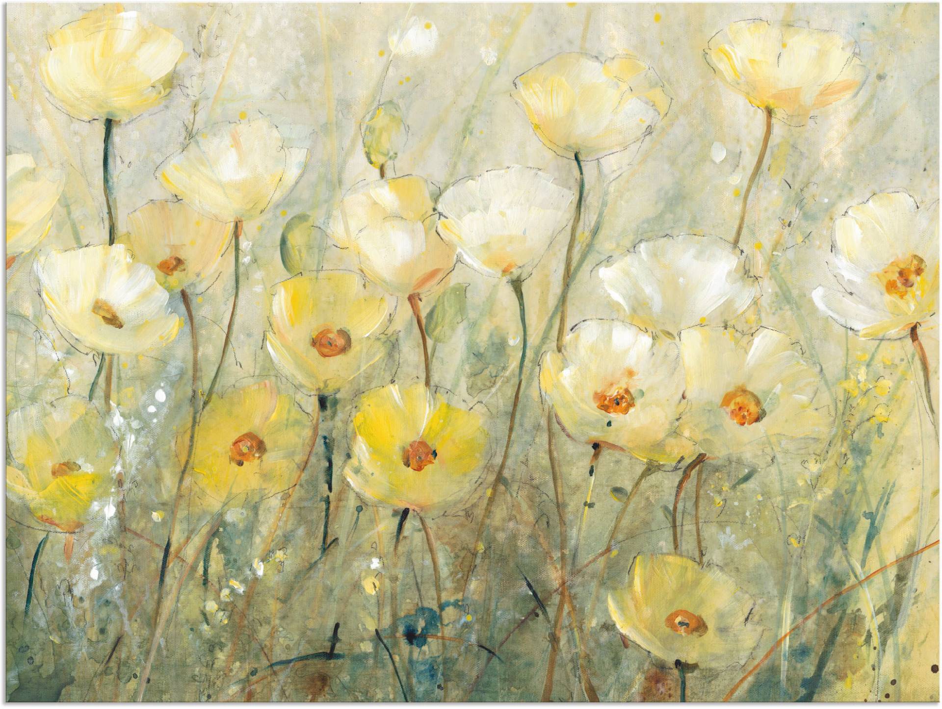 Artland Wandbild »Sommer in voller Blüte II«, Blumenwiese, (1 St.) von Artland