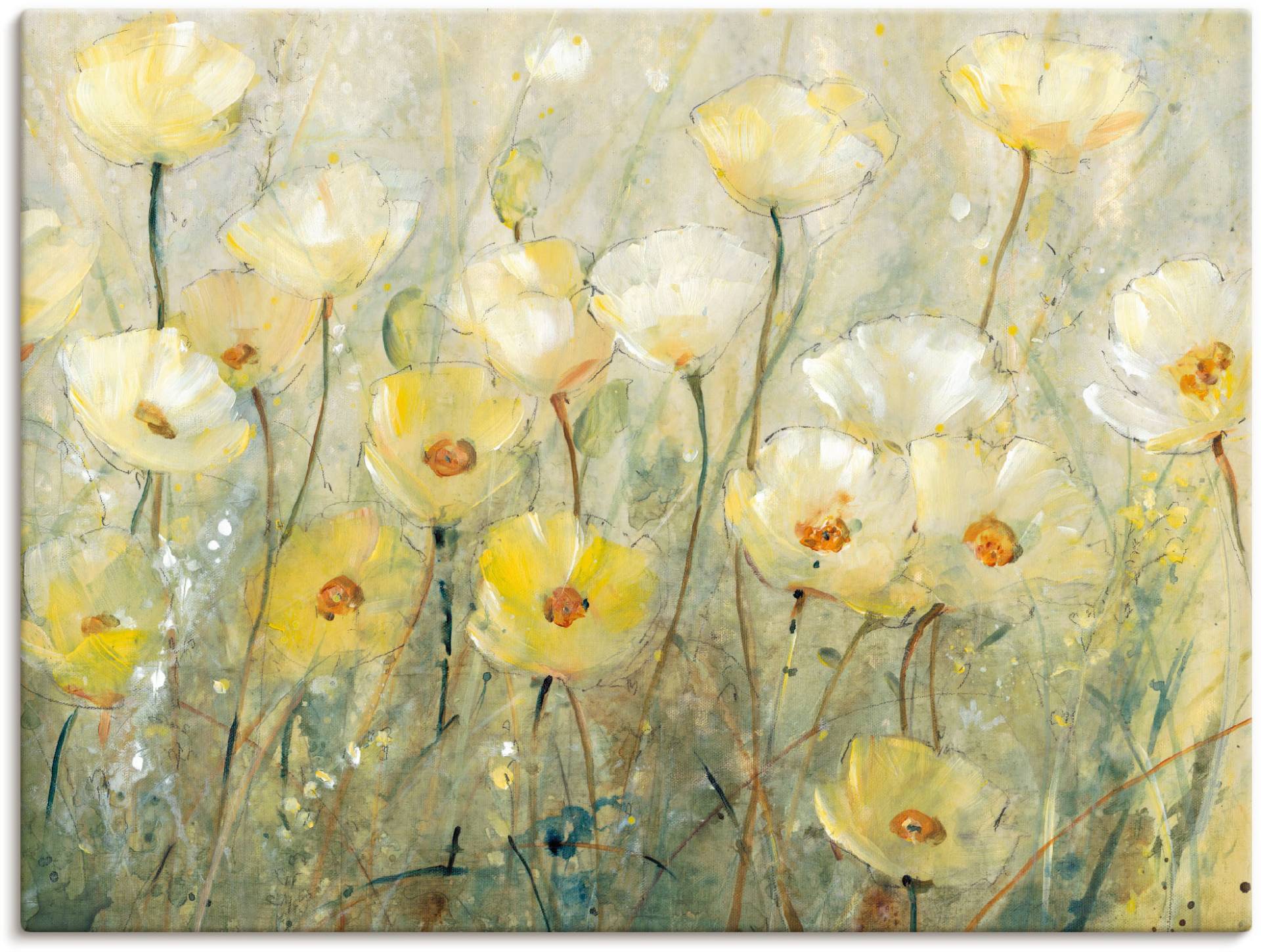 Artland Wandbild »Sommer in voller Blüte II«, Blumenwiese, (1 St.), als Alubild, Outdoorbild, Leinwandbild, Poster in verschied. Grössen von Artland