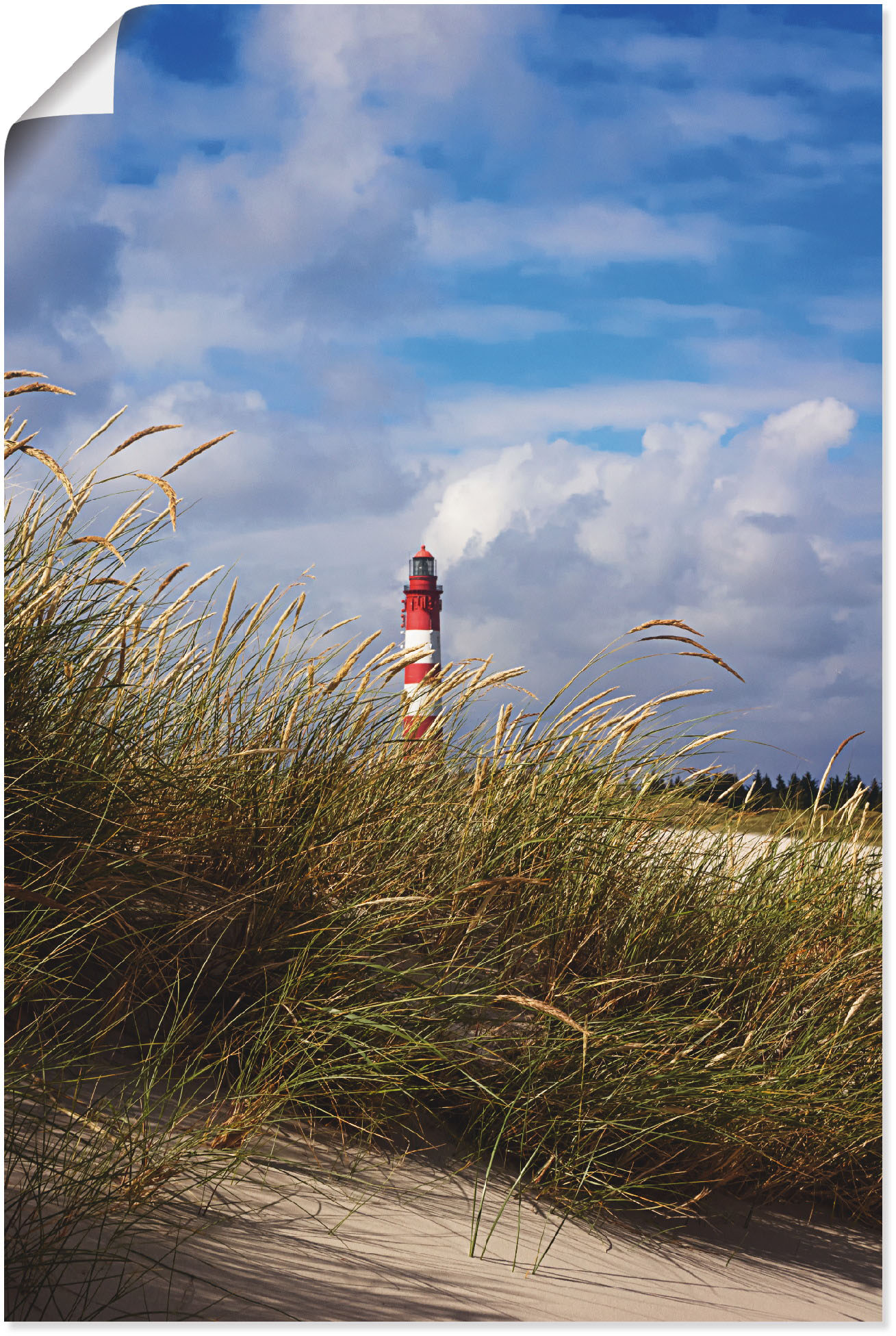 Artland Wandbild »Sommerimpression Amrumer Leuchtturm«, Gebäude, (1 St.), als Leinwandbild, Poster in verschied. Grössen Artland Wandbild »Sommerimpression Amrumer Leuchtturm«, Gebäude, (1 St.), als Leinwandbild, Poster in verschied. Grössen von Artland