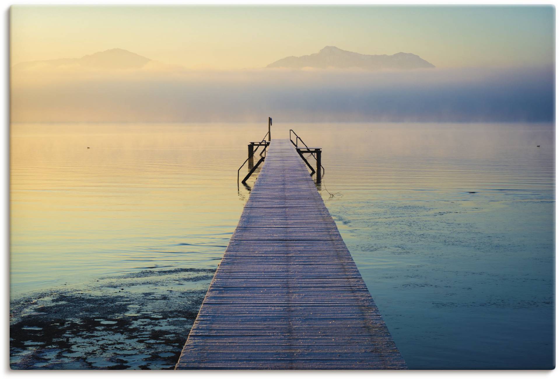 Artland Wandbild »Sonnenaufgang am Chiemsee«, Seebilder, (1 St.), als Leinwandbild, Poster, Wandaufkleber in verschied. Grössen von Artland