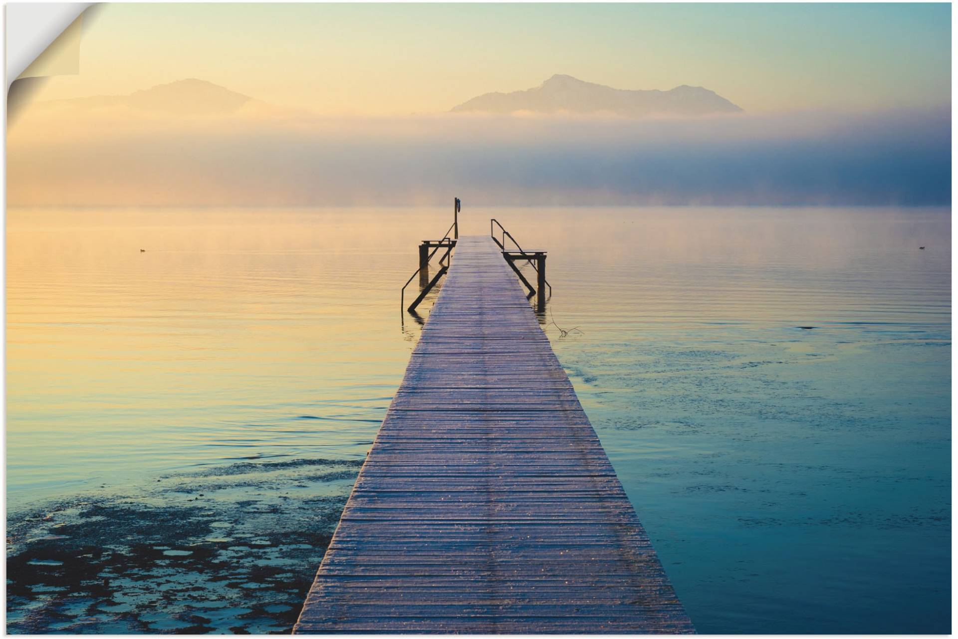 Artland Wandbild »Sonnenaufgang am Chiemsee«, Seebilder, (1 St.), als Leinwandbild, Poster, Wandaufkleber in verschied. Grössen von Artland