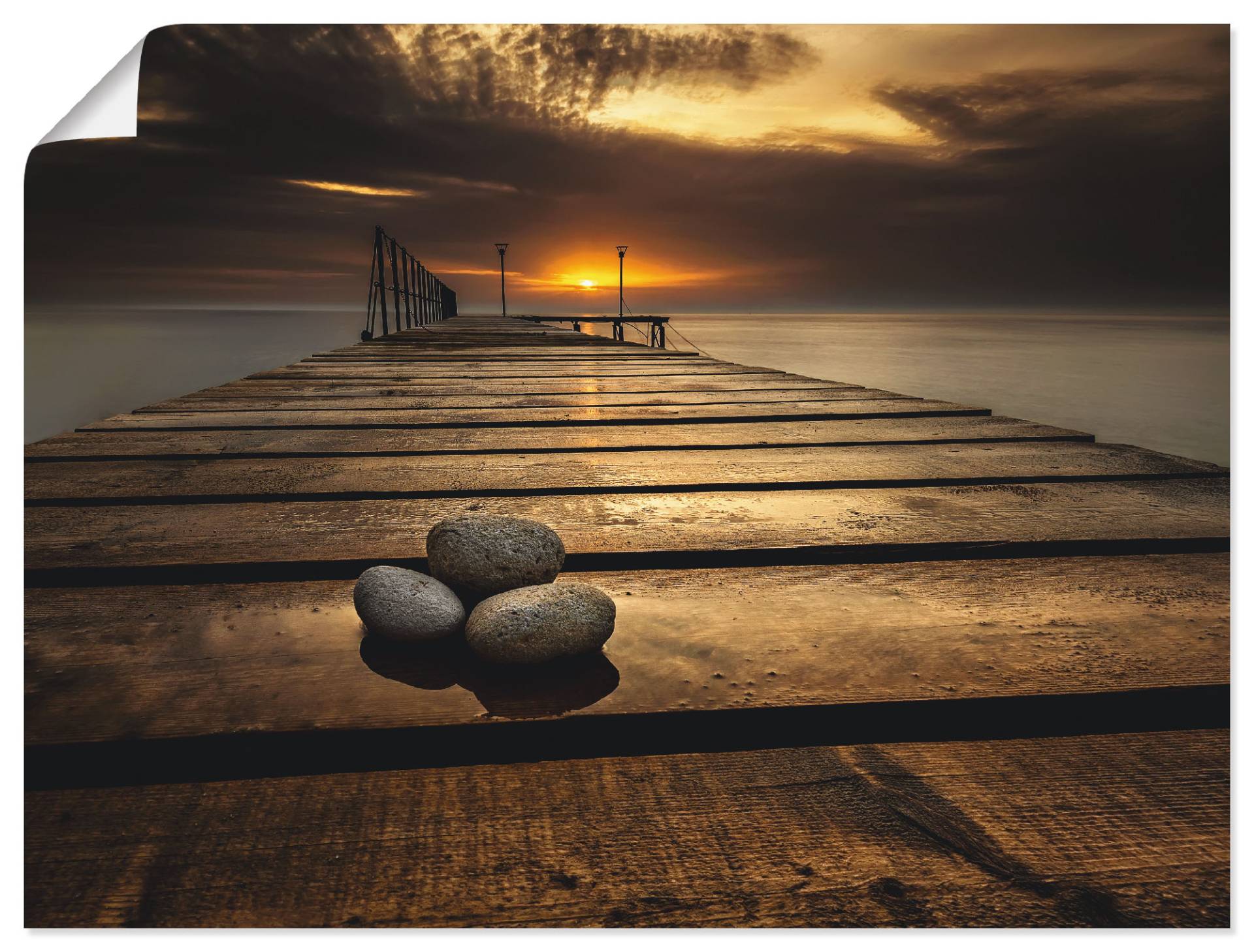 Artland Wandbild »Sonnenaufgang am Schwarzen Meer«, Sonnenaufgang & -untergang, (1 St.), als Leinwandbild, Poster, Wandaufkleber in verschied. Grössen Artland Wandbild »Sonnenaufgang am Schwarzen Meer«, Sonnenaufgang & -untergang, (1 St.), als Leinwandbild, Poster, Wandaufkleber in verschied. Grössen von Artland