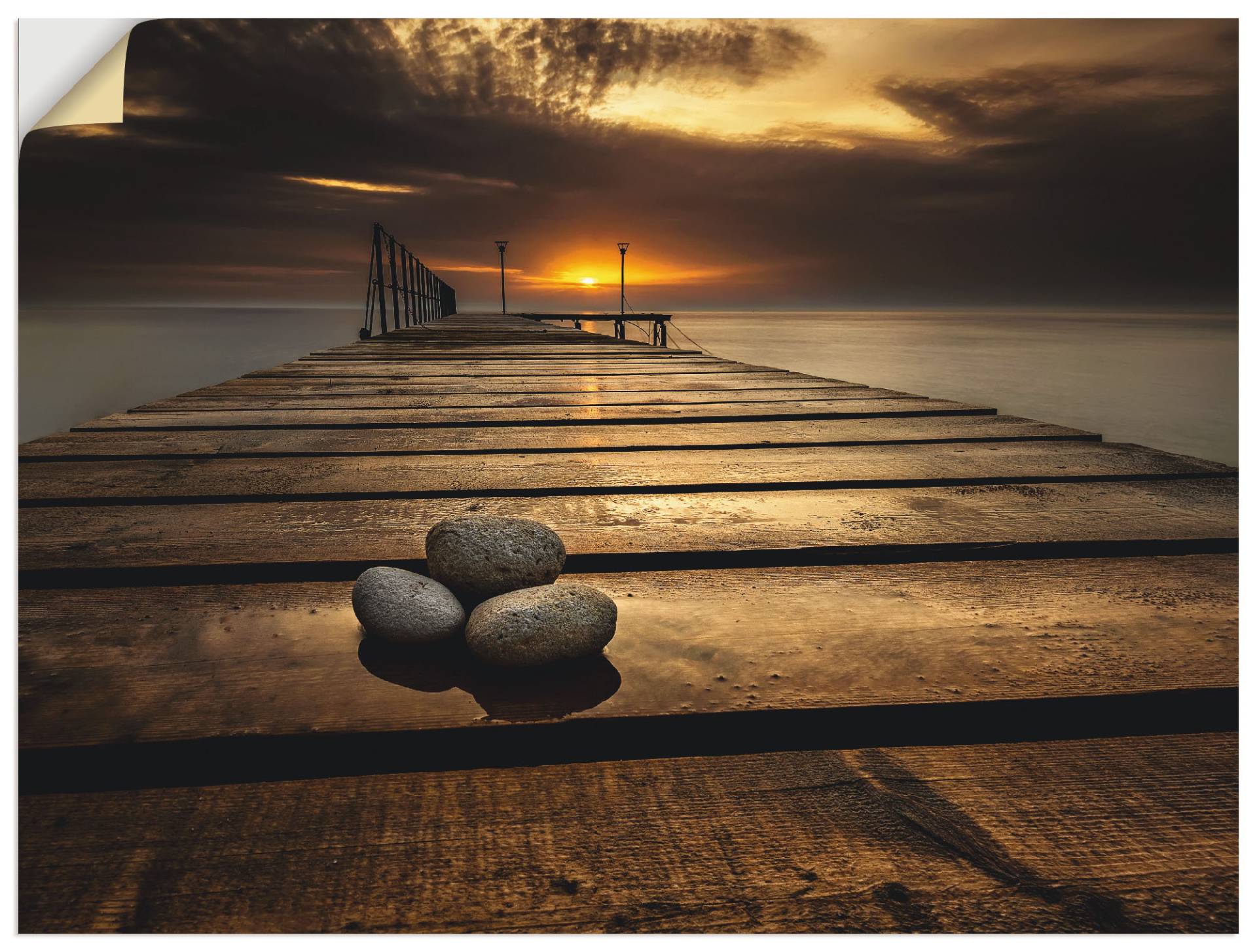 Artland Wandbild »Sonnenaufgang am Schwarzen Meer«, Sonnenaufgang & -untergang, (1 St.), als Leinwandbild, Poster, Wandaufkleber in verschied. Grössen Artland Wandbild »Sonnenaufgang am Schwarzen Meer«, Sonnenaufgang & -untergang, (1 St.), als Leinwandbild, Poster, Wandaufkleber in verschied. Grössen von Artland
