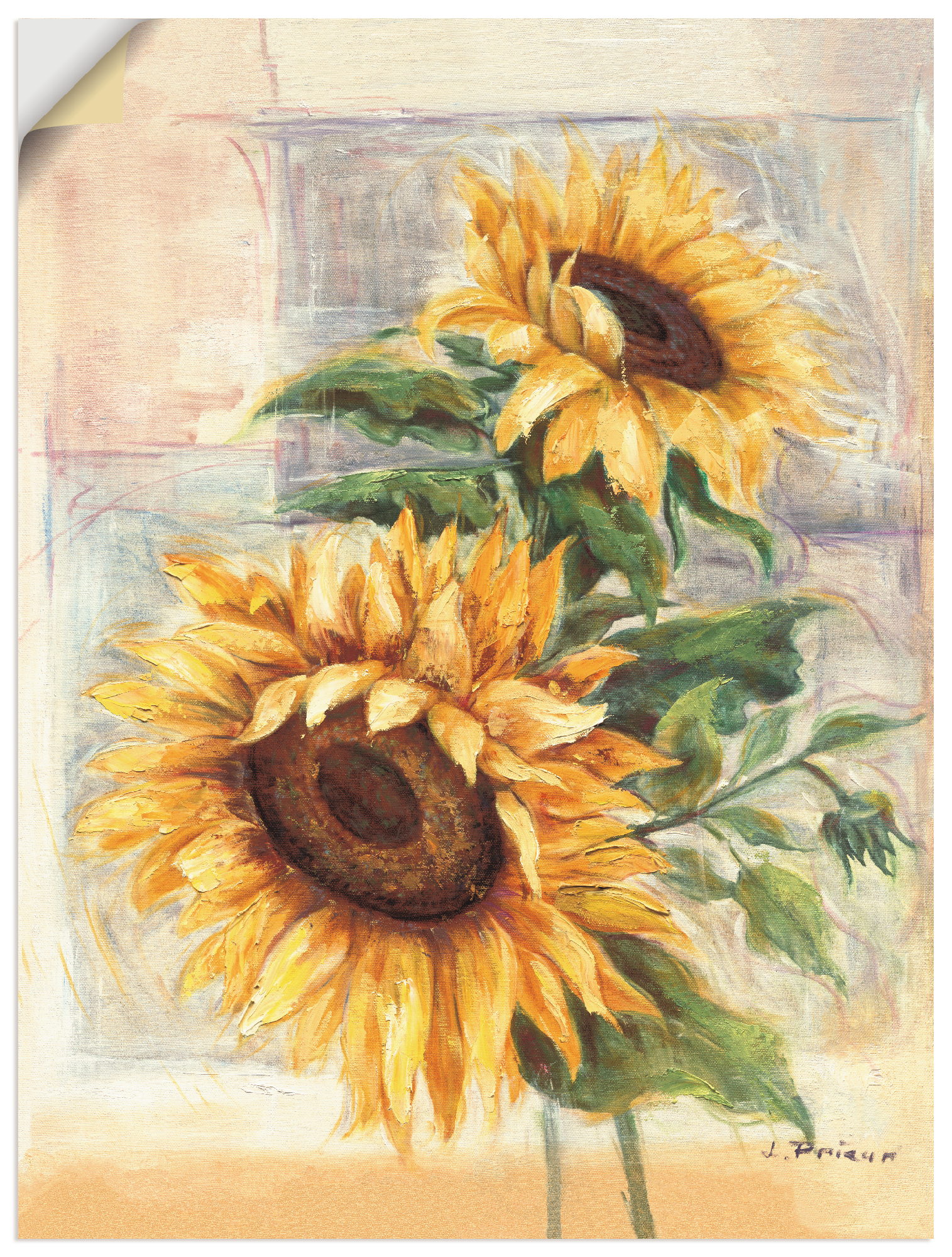 Artland Wandbild »Sonnenblumen II«, Blumen, (1 St.), als Alubild, Outdoorbild, Leinwandbild, Poster, Wandaufkleber Artland Wandbild »Sonnenblumen II«, Blumen, (1 St.), als Alubild, Outdoorbild, Leinwandbild, Poster, Wandaufkleber von Artland