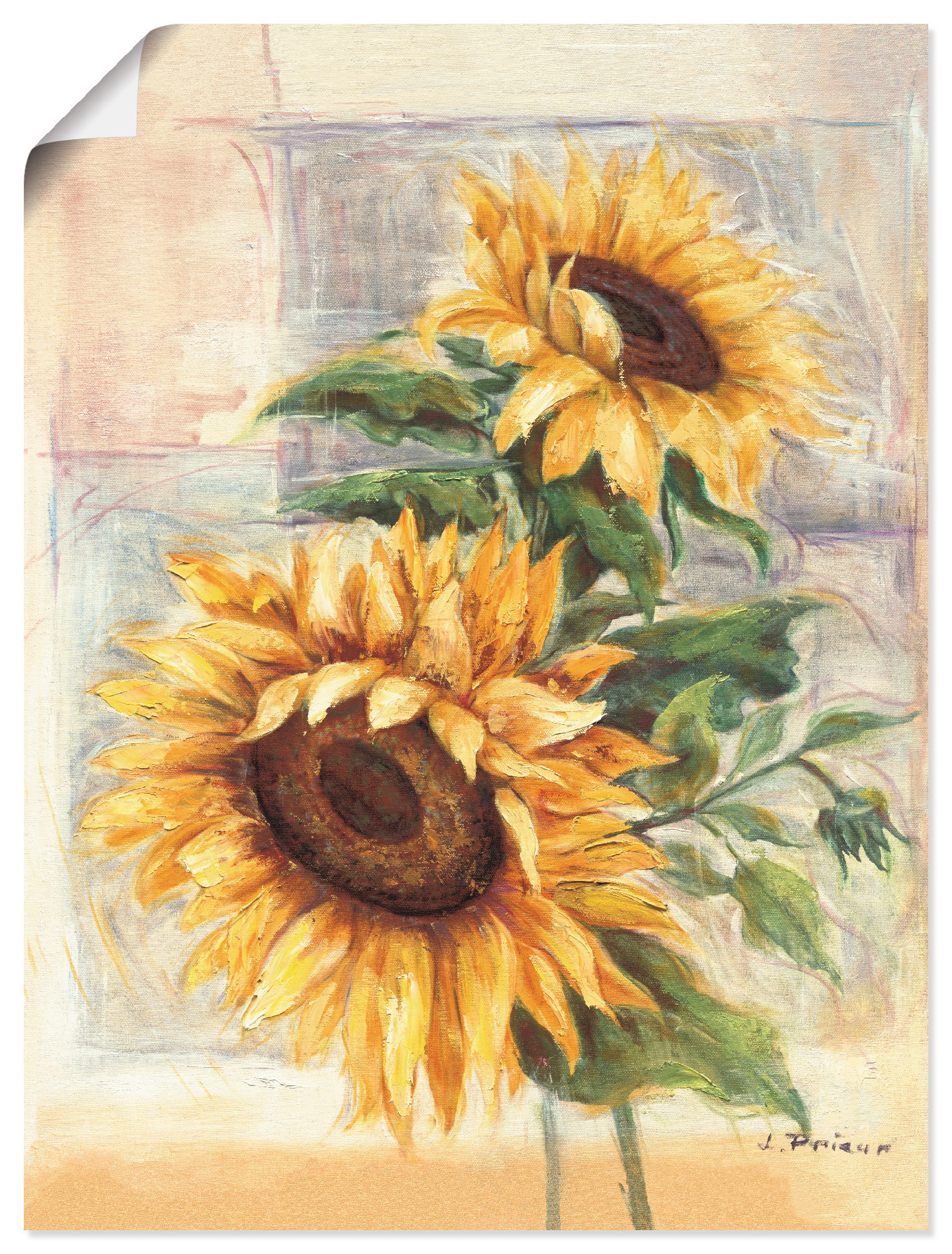 Artland Wandbild »Sonnenblumen II«, Blumen, (1 St.), als Alubild, Outdoorbild, Leinwandbild, Poster, Wandaufkleber Artland Wandbild »Sonnenblumen II«, Blumen, (1 St.), als Alubild, Outdoorbild, Leinwandbild, Poster, Wandaufkleber von Artland