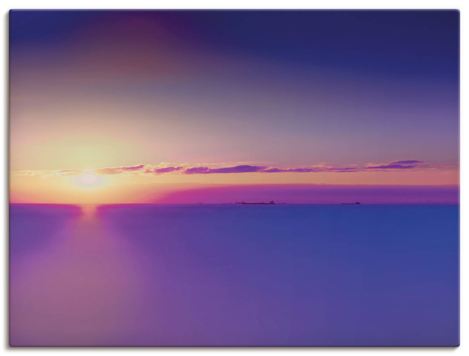 Artland Wandbild »Sonnenuntergang Atlantischer Ozean«, Gewässer, (1 St.), als Alubild, Leinwandbild, Wandaufkleber oder Poster in versch. Grössen von Artland