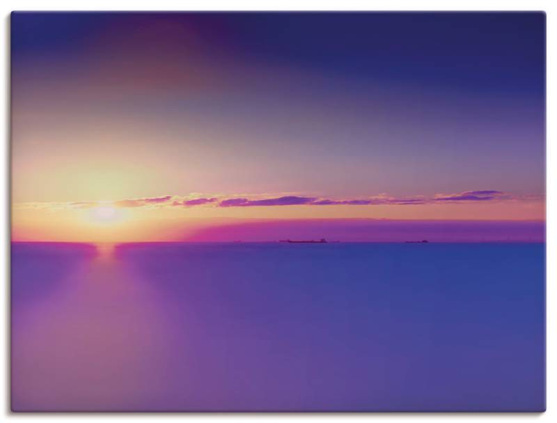Artland Wandbild »Sonnenuntergang Atlantischer Ozean«, Gewässer, (1 St.), als Alubild, Leinwandbild, Wandaufkleber oder Poster in versch. Grössen von Artland