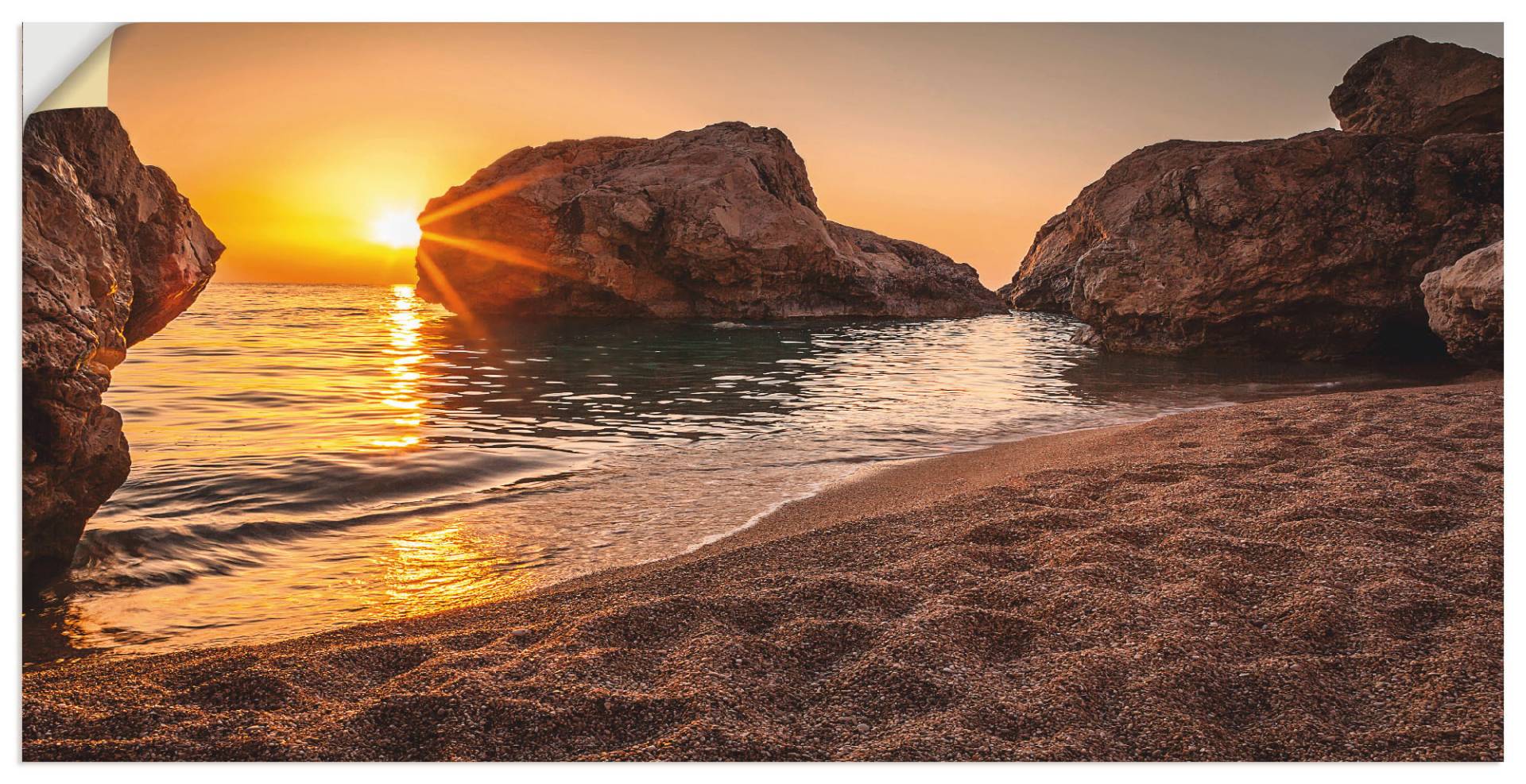 Artland Wandbild »Sonnenuntergang und Strand«, Strand, (1 St.), als Alubild, Outdoorbild, Leinwandbild, Poster, Wandaufkleber Artland Wandbild »Sonnenuntergang und Strand«, Strand, (1 St.), als Alubild, Outdoorbild, Leinwandbild, Poster, Wandaufkleber von Artland