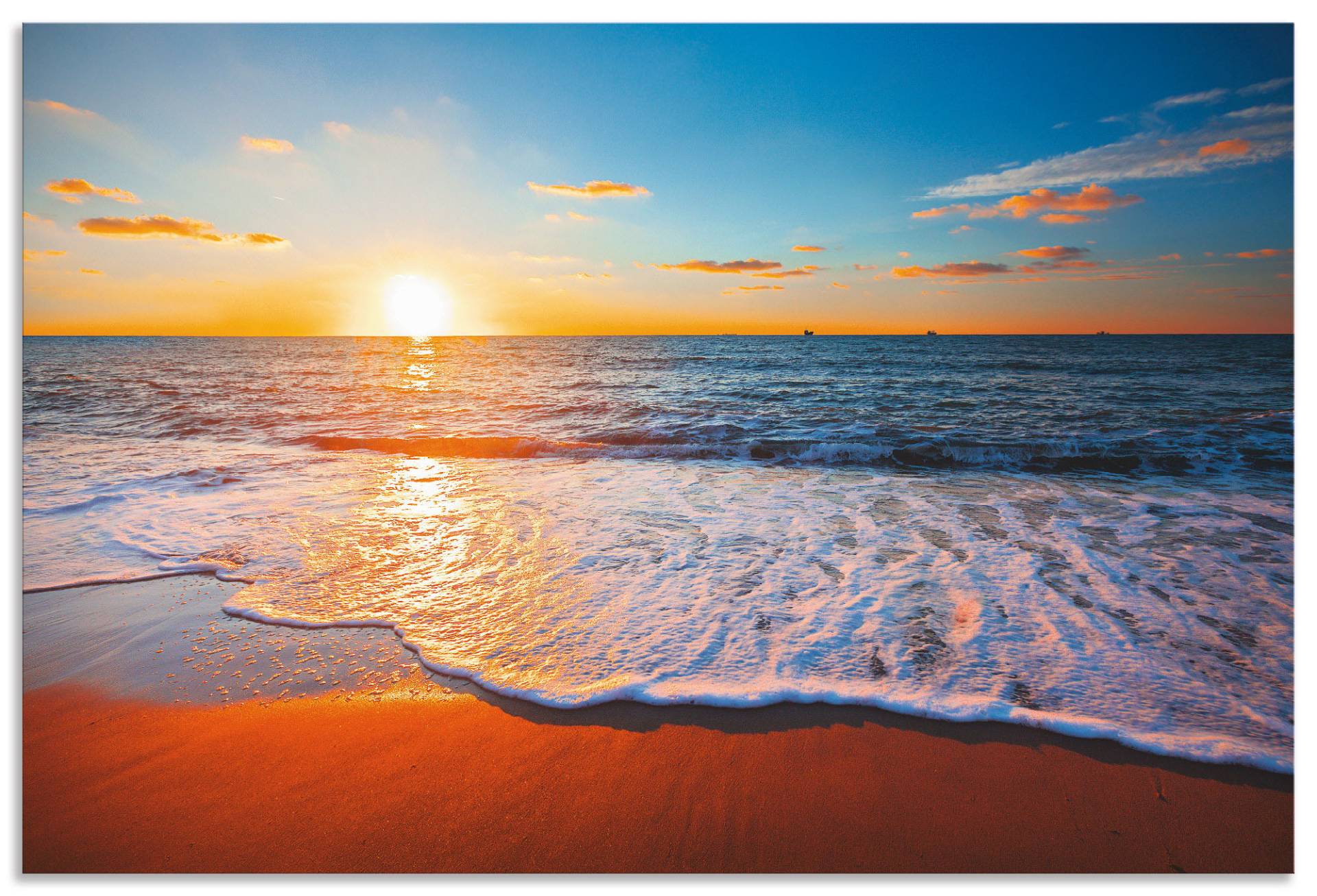 Artland Wandbild »Sonnenuntergang und das Meer«, Strand, (1 St.), als Alubild, Outdoorbild, Leinwandbild, Poster in verschied. Grössen Artland Wandbild »Sonnenuntergang und das Meer«, Strand, (1 St.), als Alubild, Outdoorbild, Leinwandbild, Poster in verschied. Grössen von Artland