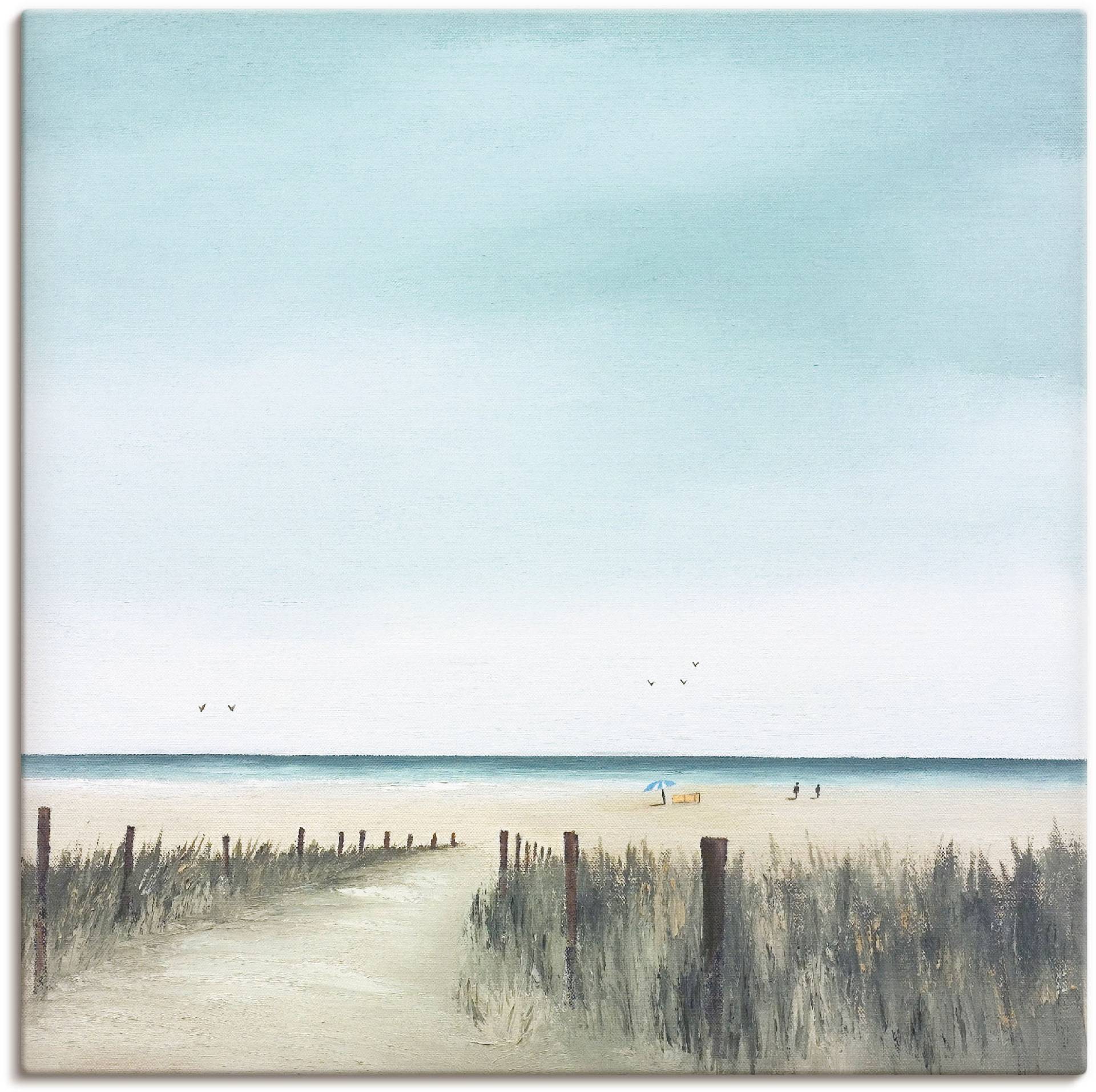 Artland Wandbild »Sonniger Morgen II«, Strand, (1 St.) von Artland