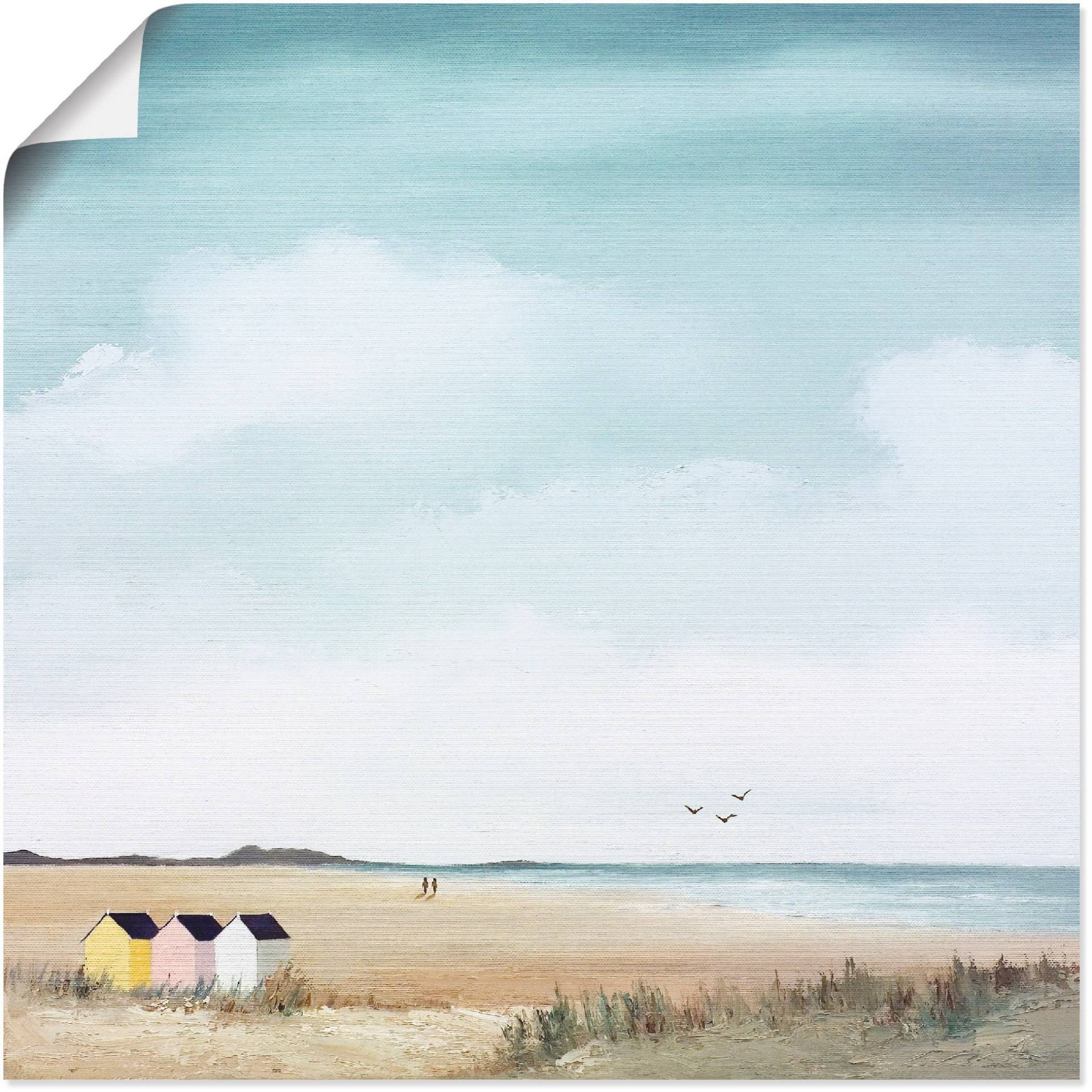 Artland Wandbild »Sonniger Morgen III«, Strand, (1 St.) von Artland