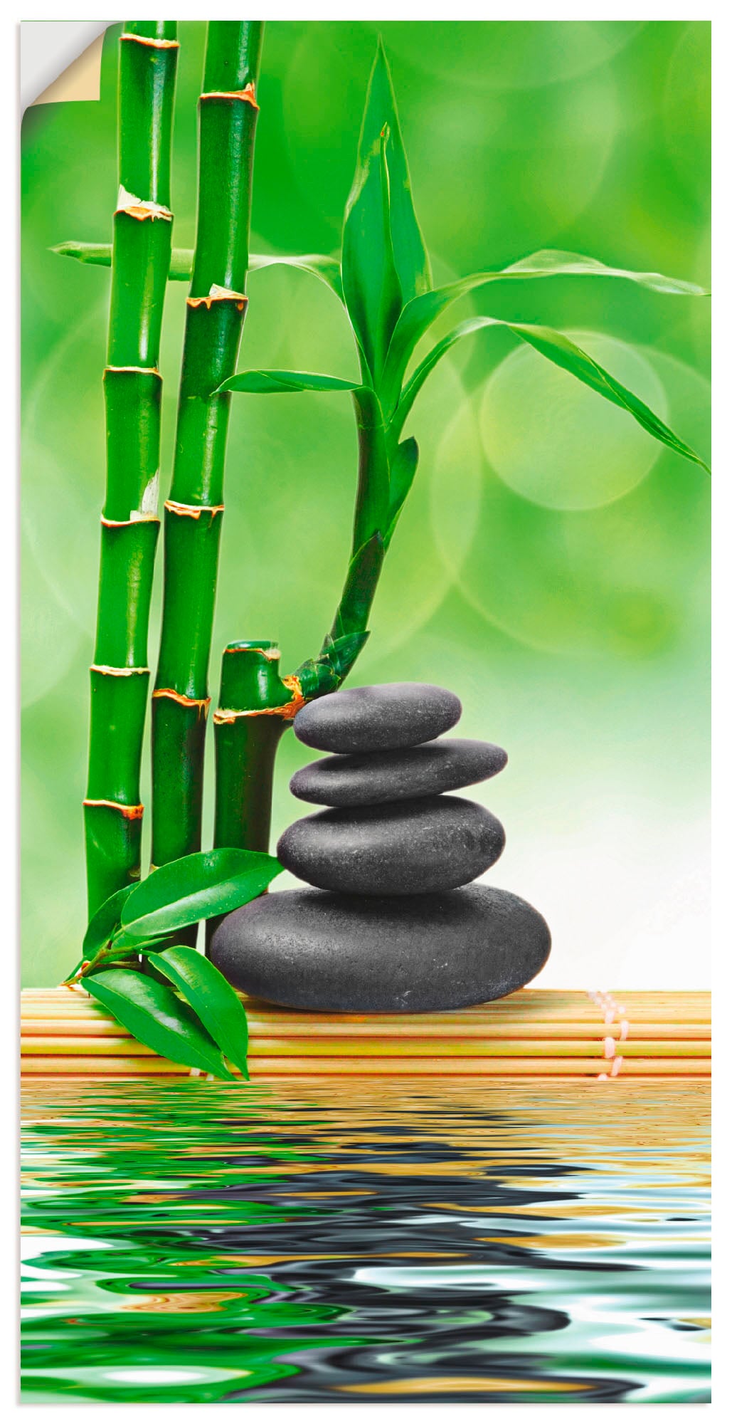 Artland Wandbild »Spa Konzept Zen Basaltsteine«, Zen, (1 St.) von Artland