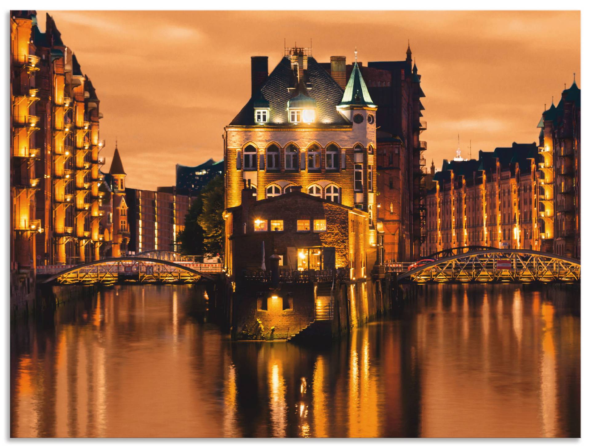 Artland Wandbild »Speicherstadt in Hamburg«, Deutschland, (1 St.) von Artland