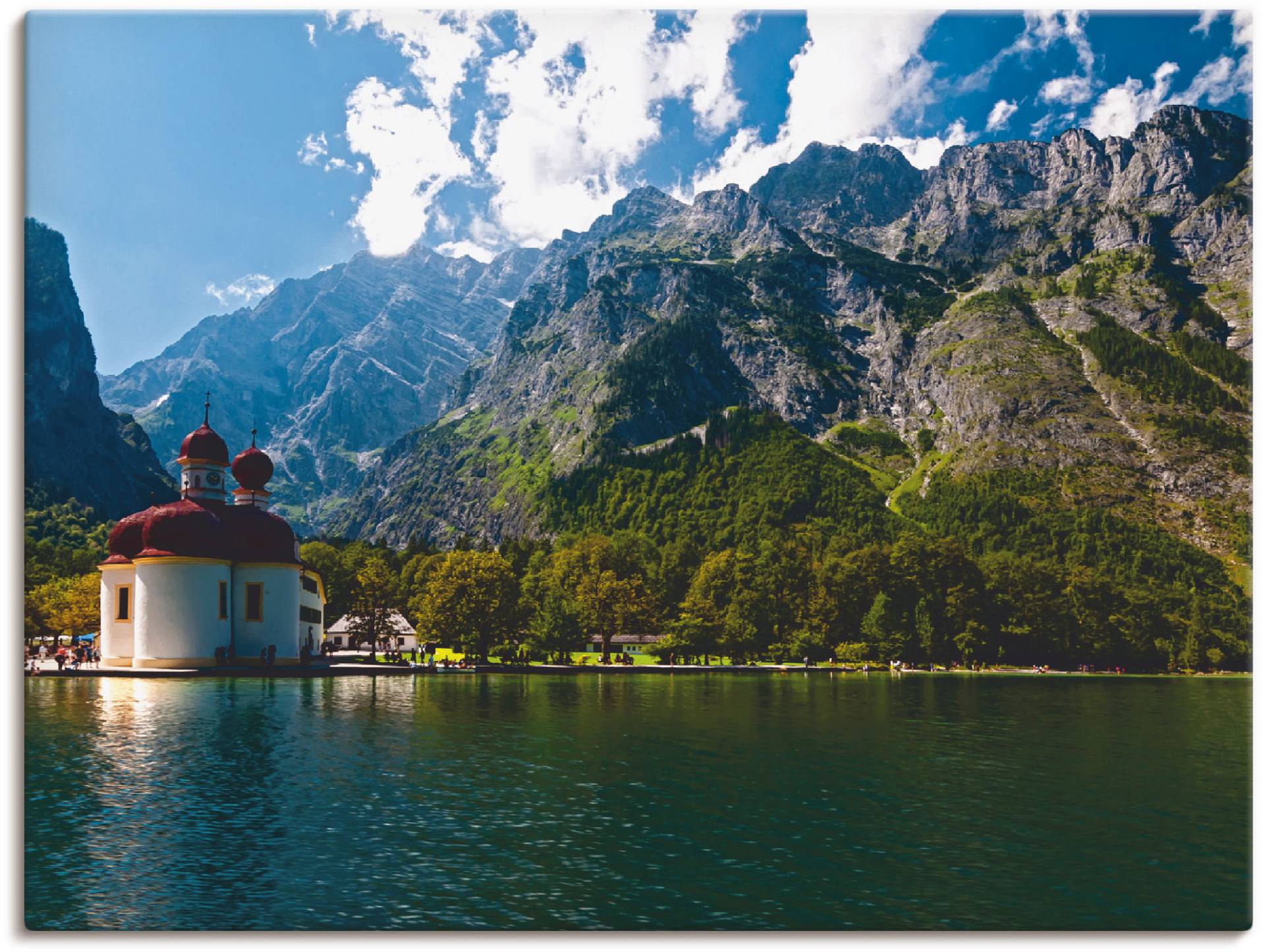 Artland Wandbild »St. Bartholomä (Königssee) I«, Berge, (1 St.) von Artland