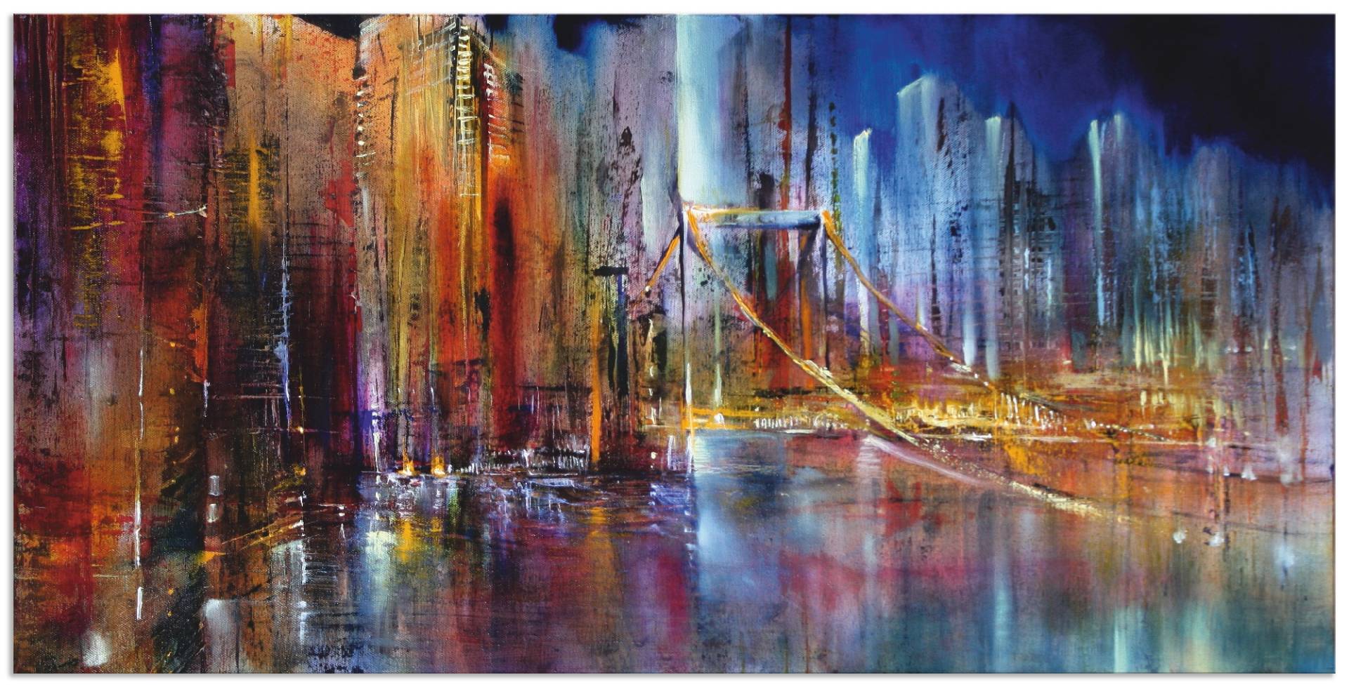 Artland Wandbild »Stadtansicht I«, Amerika, (1 St.), als Alubild, Outdoorbild, Leinwandbild, Wandaufkleber, versch. Grössen von Artland