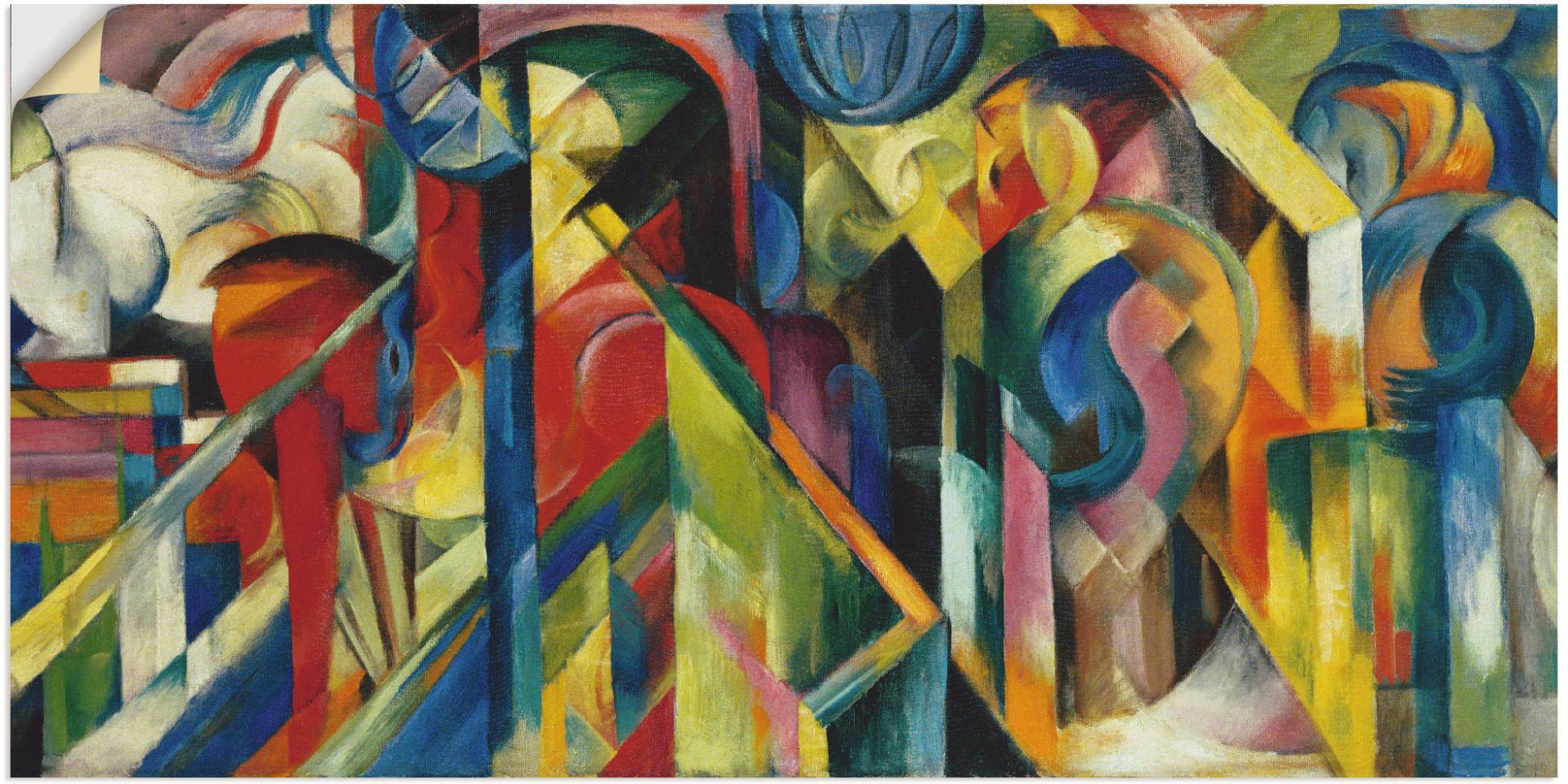 Artland Wandbild »Stallungen. 1913«, Muster, (1 St.), als Leinwandbild, Wandaufkleber in verschied. Grössen von Artland