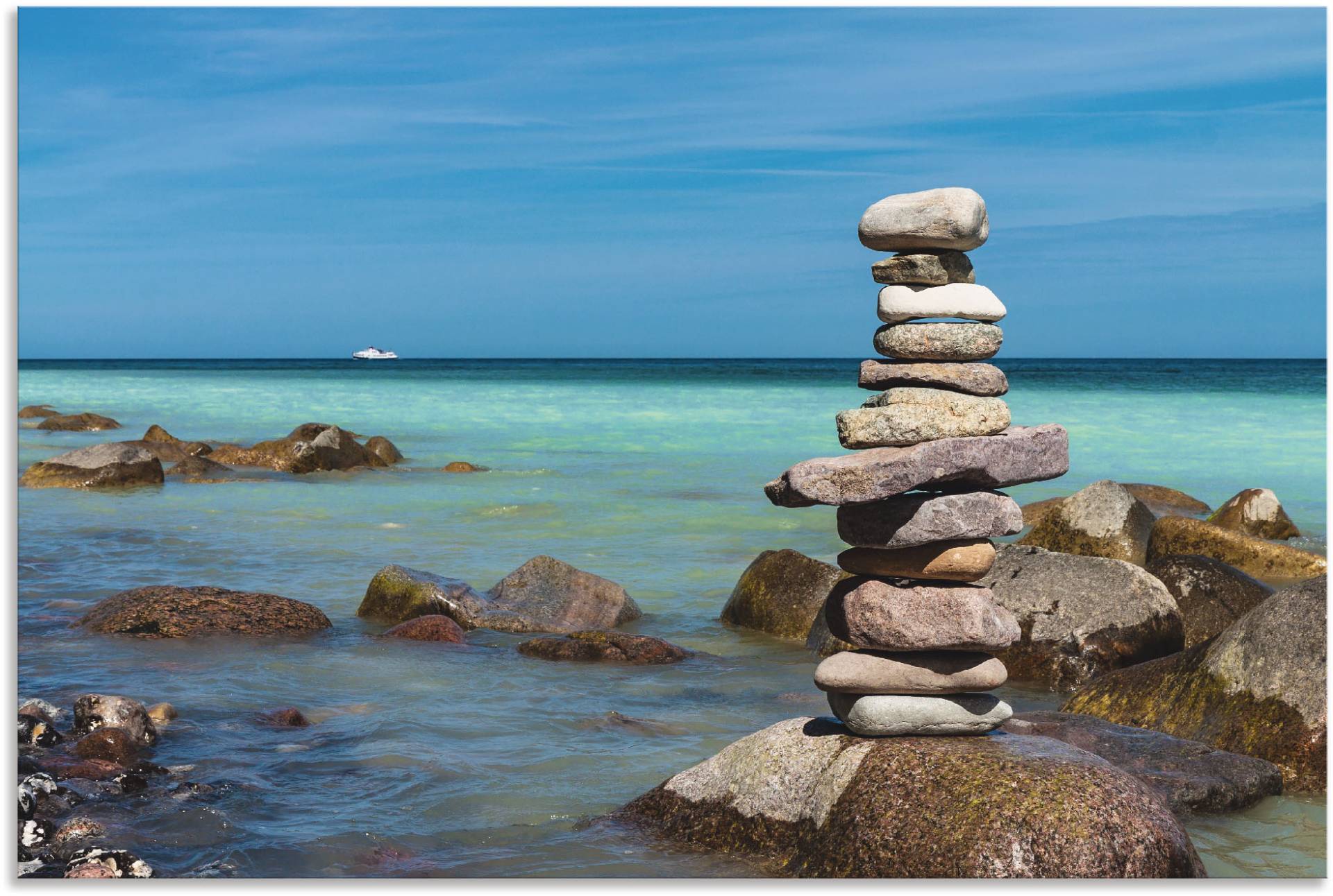 Artland Wandbild »Steine an der Küste der Ostsee«, Gewässer, (1 St.), als Alubild, Outdoorbild, Wandaufkleber in verschied. Grössen Artland Wandbild »Steine an der Küste der Ostsee«, Gewässer, (1 St.), als Alubild, Outdoorbild, Wandaufkleber in verschied. Grössen von Artland