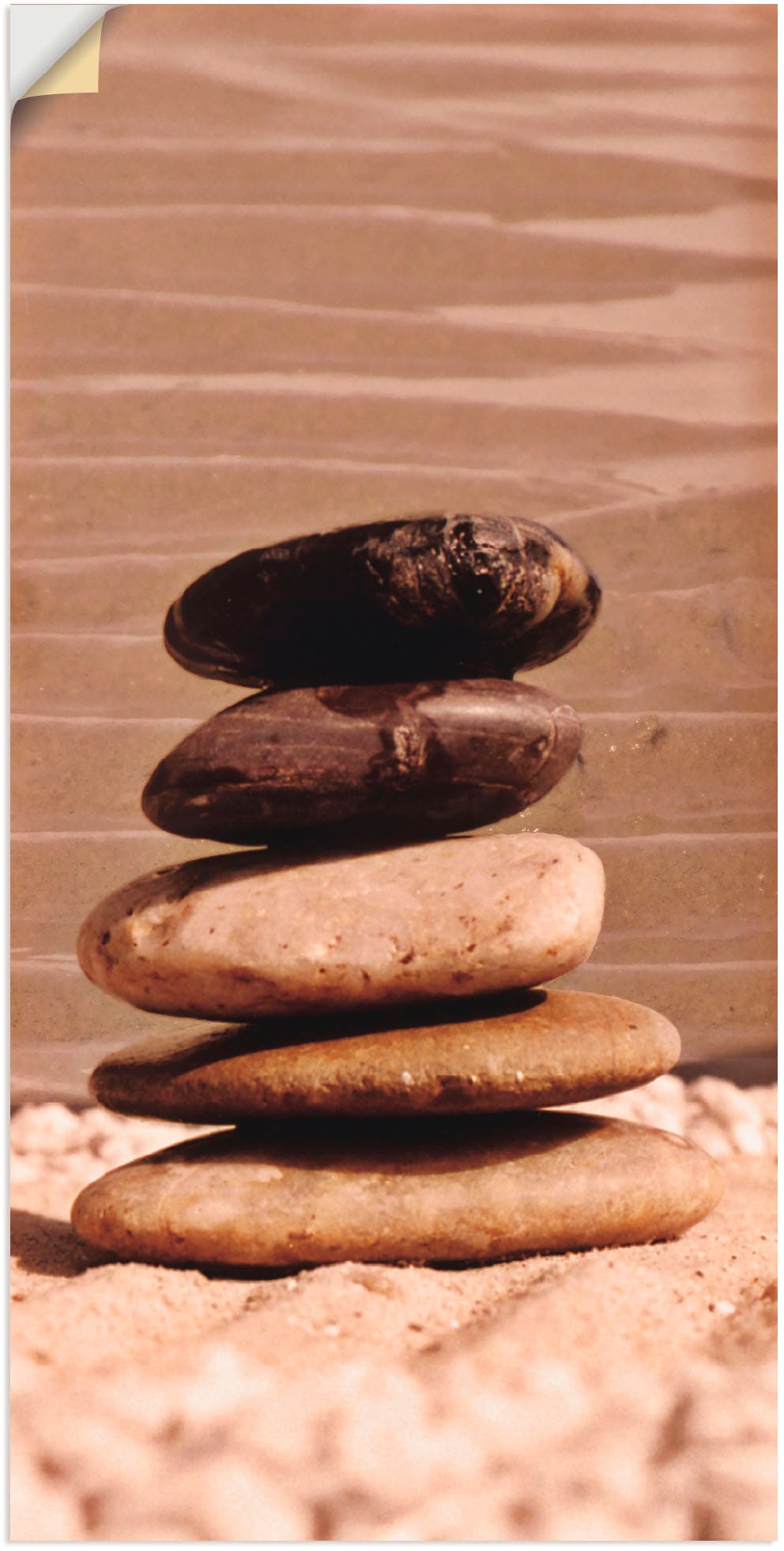 Artland Wandbild »Steine«, Zen, (1 St.), als Wandaufkleber in verschied. Grössen Artland Wandbild »Steine«, Zen, (1 St.), als Wandaufkleber in verschied. Grössen von Artland