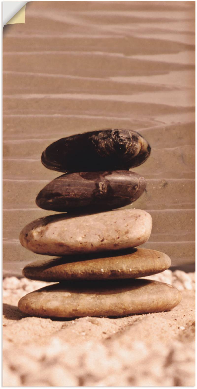 Artland Wandbild »Steine«, Zen, (1 St.), als Wandaufkleber in verschied. Grössen von Artland
